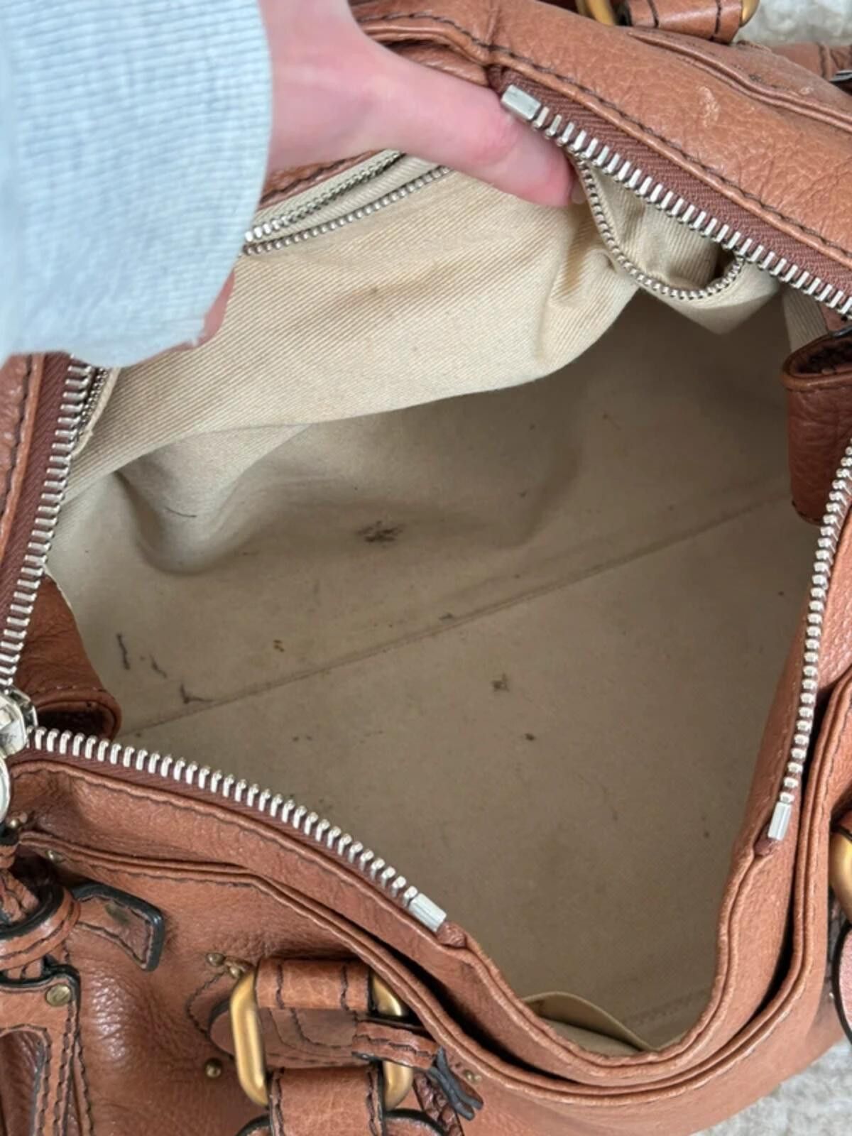 chloma Chloé Paddington Leather Handbag Size ONE SIZE - 12 Thumbnail