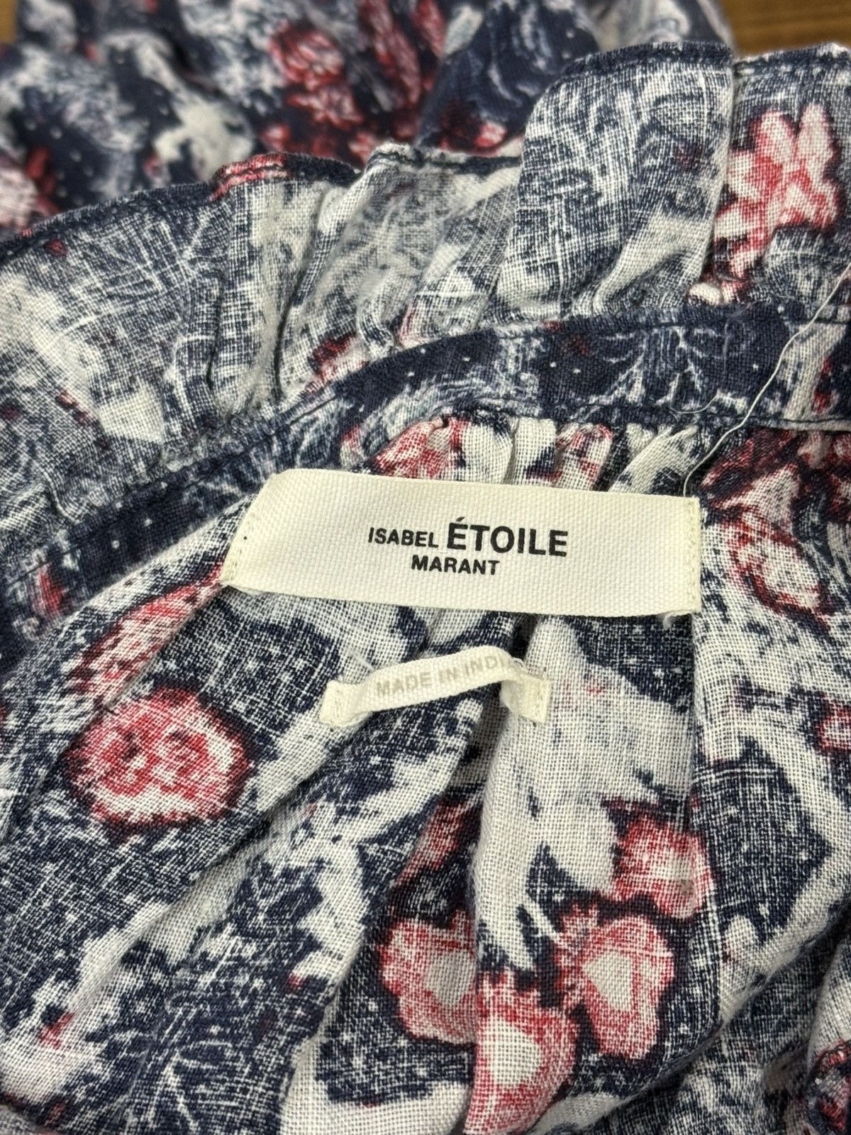 Isabel Marant Etoile Isabel Marant Etoile Blouse Tedy Linen Ruffle Button Up Size M / US 6-8 / IT 42-44 - 8 Thumbnail