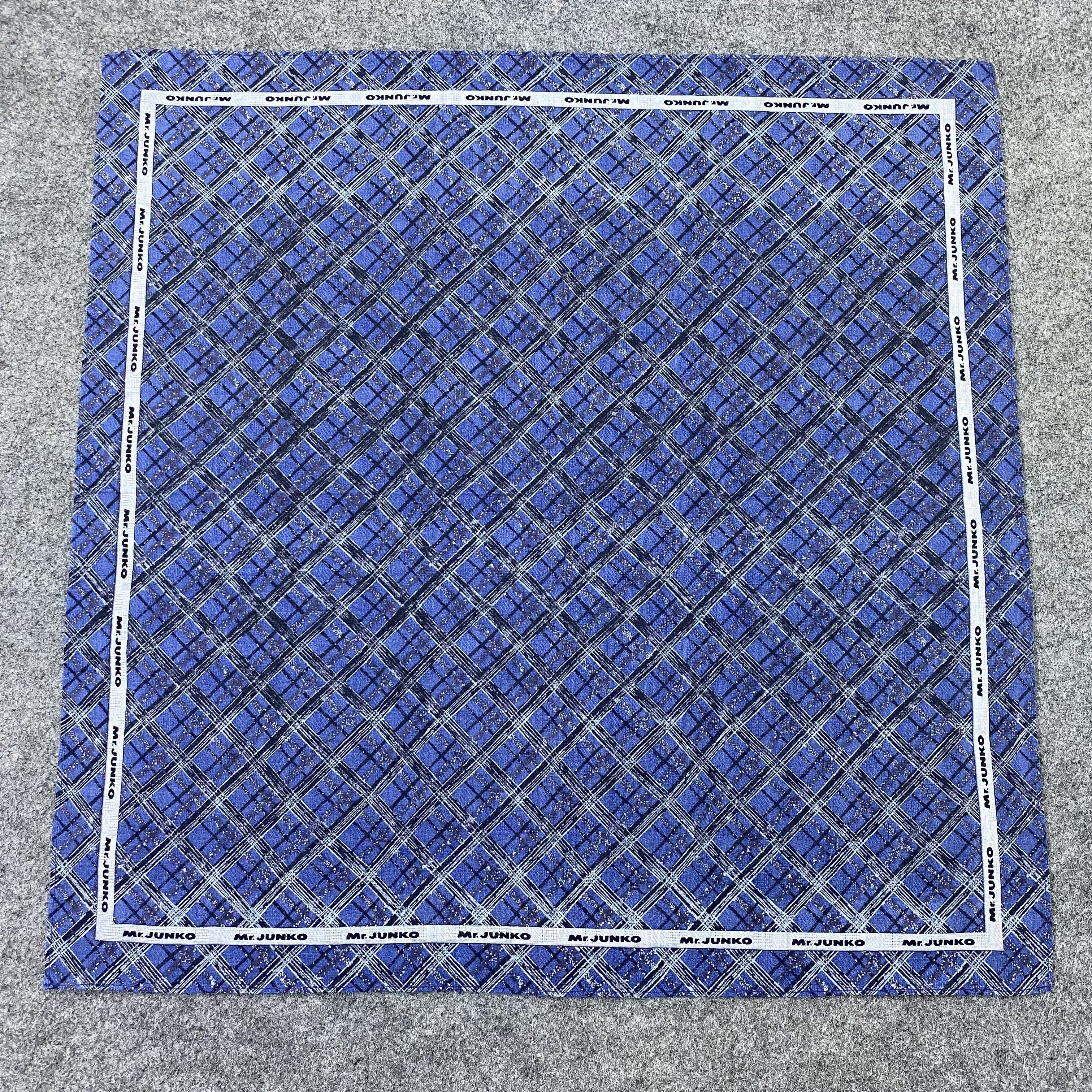 Japanese Brand Mr.Junko Handkerchief Neckerchief Bandana-B1714 Size ONE SIZE - 3 Thumbnail