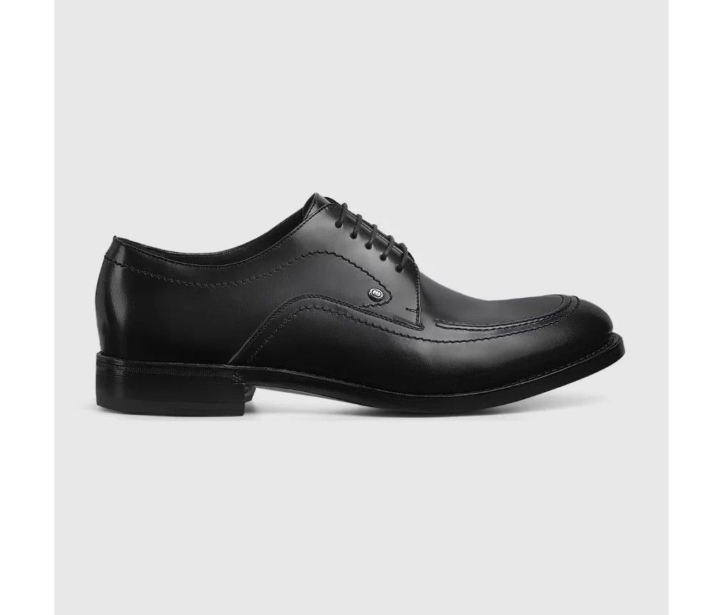 Gucci o1loc1c0326 831259 Men's Lace Up Shoes in Black Size US 6.5 / EU 39-40 - 2 Thumbnail