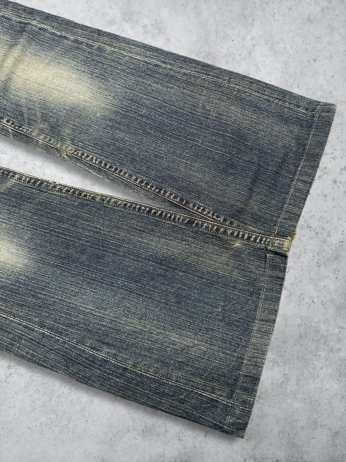 Hysteric Glamour Vintage Y2K Japanese Denim Mud Wash Womenswear Flared Jeans Size 32" / US 10 / IT 46 - 5 Thumbnail