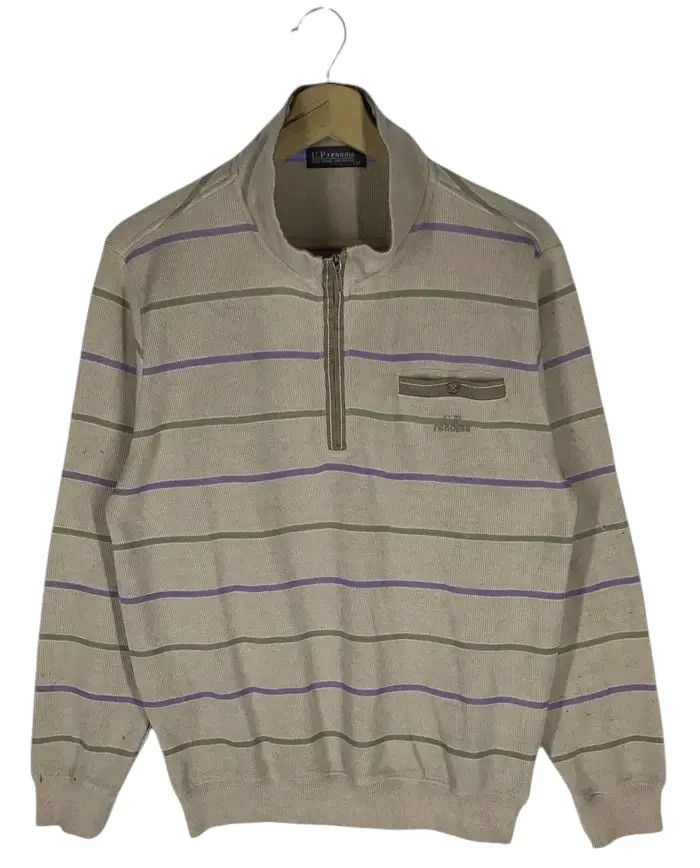 Renoma Vintage U.P. Renoma Striped Sweatshirts Size US M / EU 48-50 / 2 - 1 Thumbnail