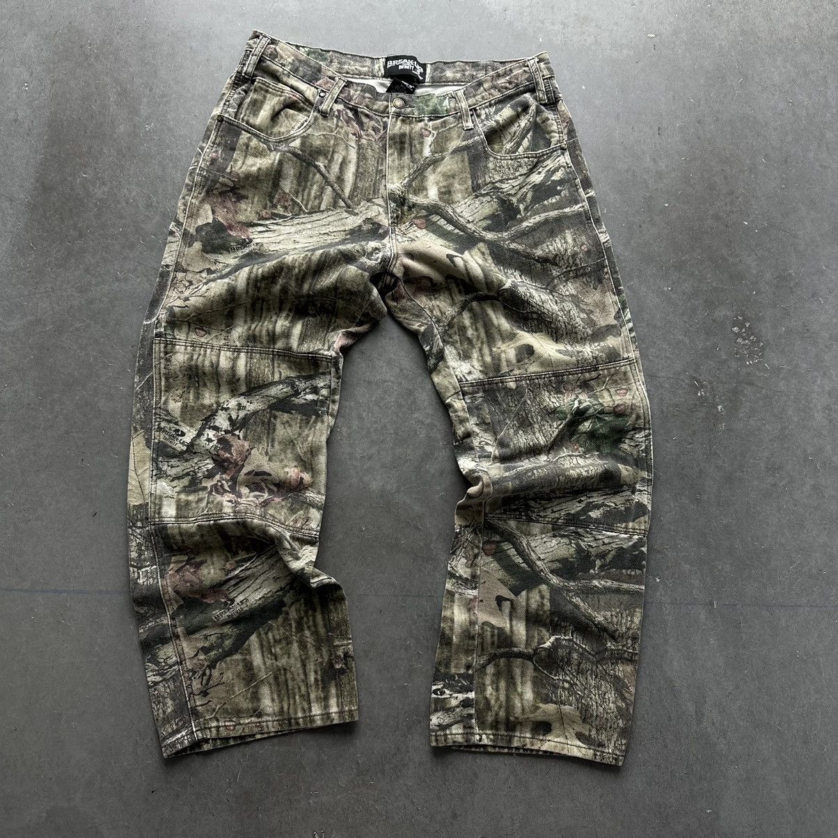 Vintage Crazy Vintage Y2K Mossy Oak Camo Pants Double Knee Essential ...