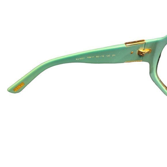 Ralph Lauren Ralph Lauren Y2K Sunglasses Black Turquoise RA5031 Size ONE SIZE - 4 Thumbnail