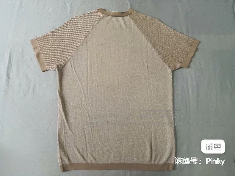 Hermes Hermes Men's Short Sleeve T-Shirt, Sea Island Cotton Knit, Size US S / EU 44-46 / 1 - 6 Thumbnail