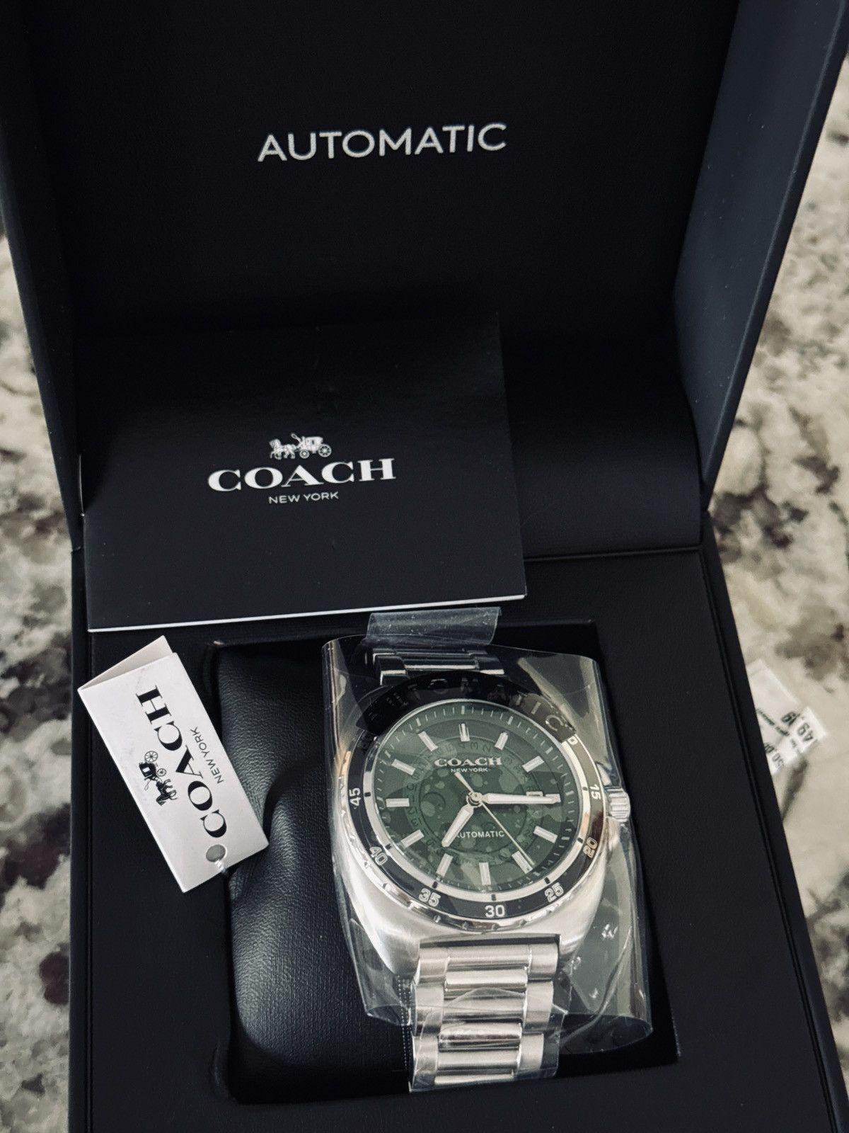 Coach Coach Watch Charter Automatic 44mm 14602713 Men Silver Size ONE SIZE - 2 Thumbnail