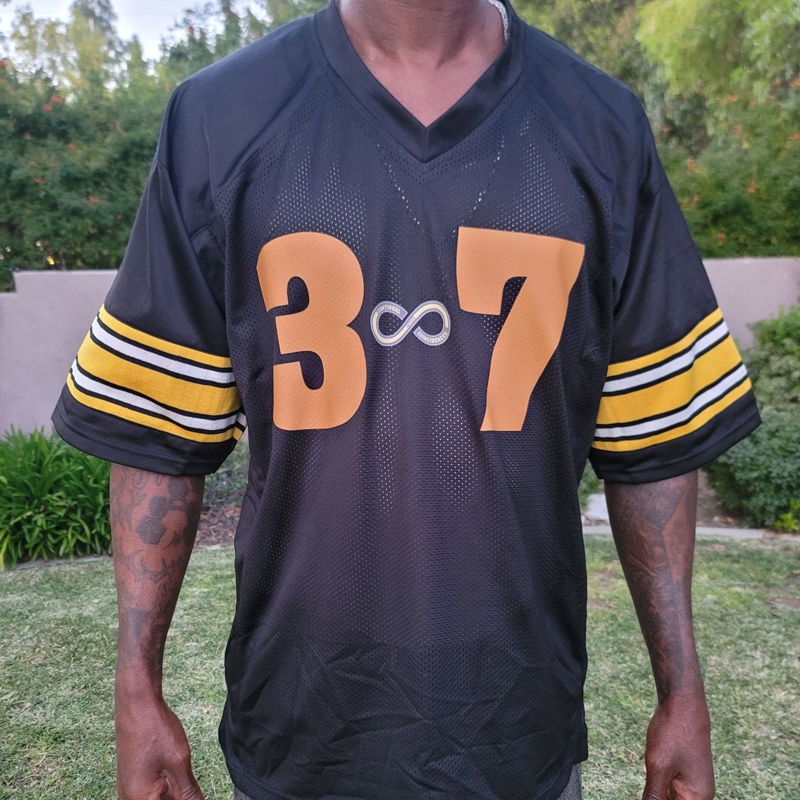 The Unbranded Brand Continual Coincidences Brand Upcycled Vtg Jersey FAVORED Size US XL / EU 56 / 4 - 2 Thumbnail