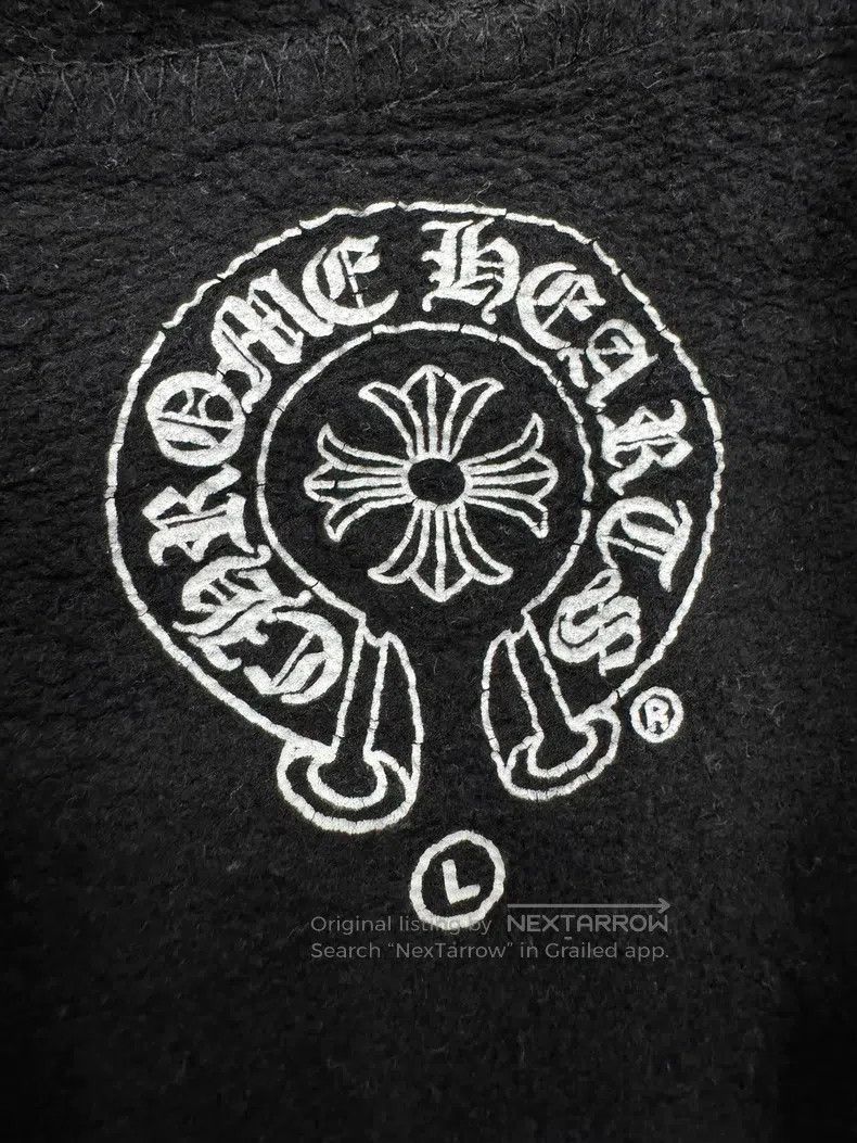 Chrome Hearts CHROME HEARTS Size L Black cross scroll behind Sanskrit zip Size US L / EU 52-54 / 3 - 7 Thumbnail