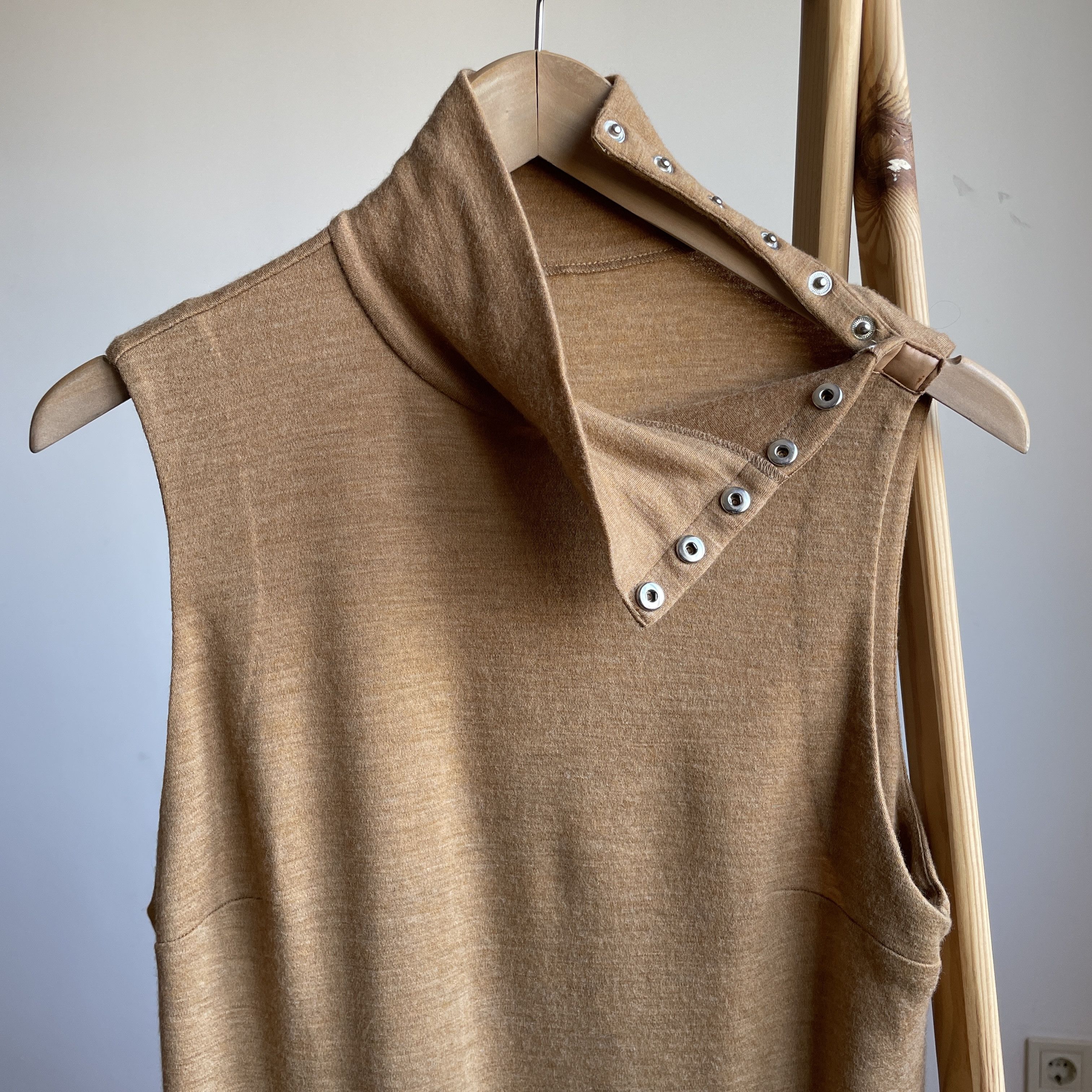 Polo Ralph Lauren Polo Ralph Lauren Pure Wool Mock Neck Sleeveless Dress Size L / US 10 / IT 46 - 6 Thumbnail