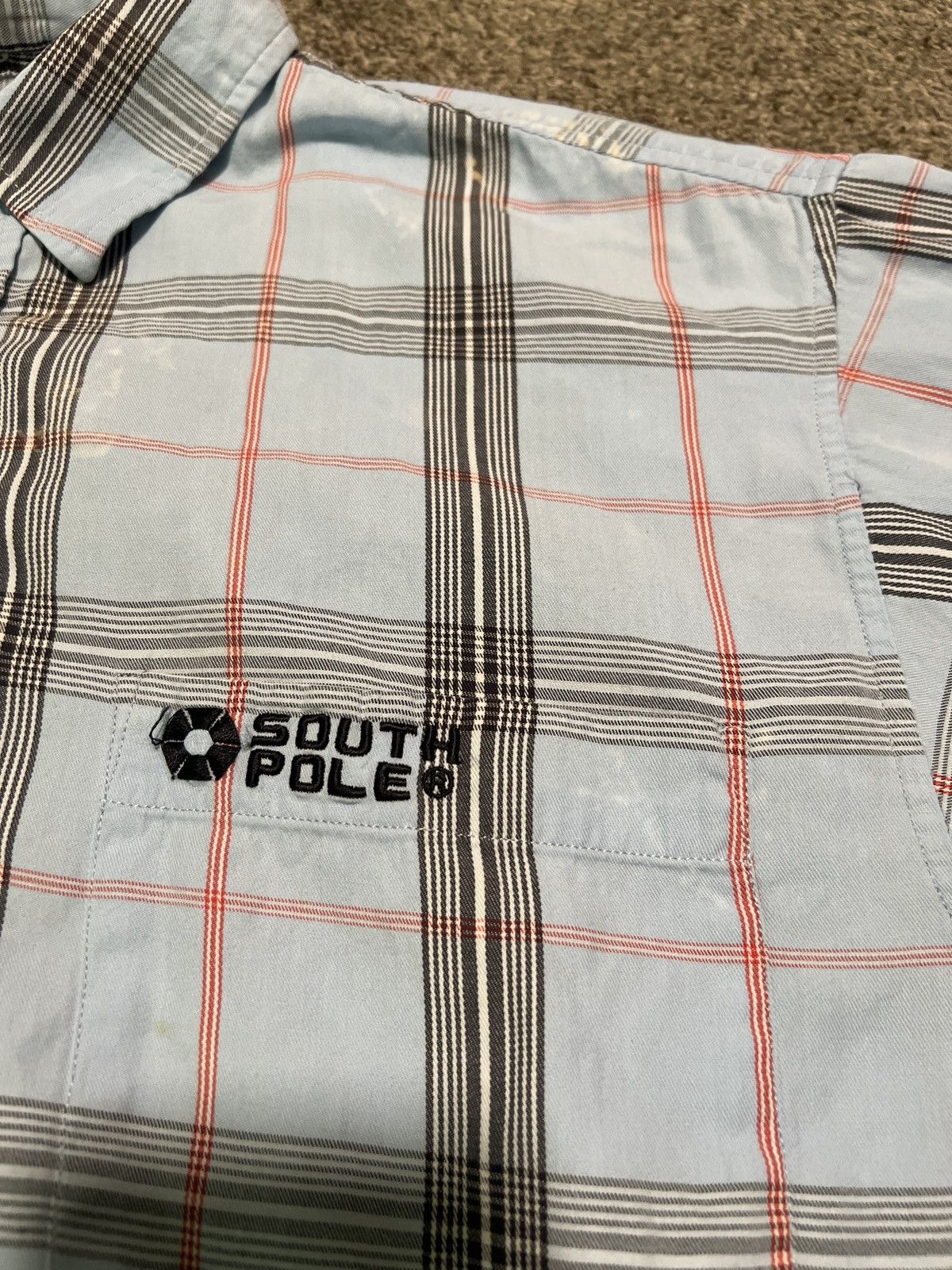 Southpole × Vintage Vintage Boxy SouthPole Button Up Shirt Size L Size US L / EU 52-54 / 3 - 3 Thumbnail