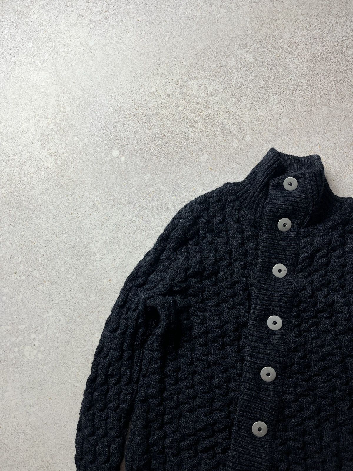 S.N.S. Herning DDP SNS HERNING Blue VIRGIN WOOL Stark Cardigan Sweater Size US S / EU 44-46 / 1 - 3 Thumbnail