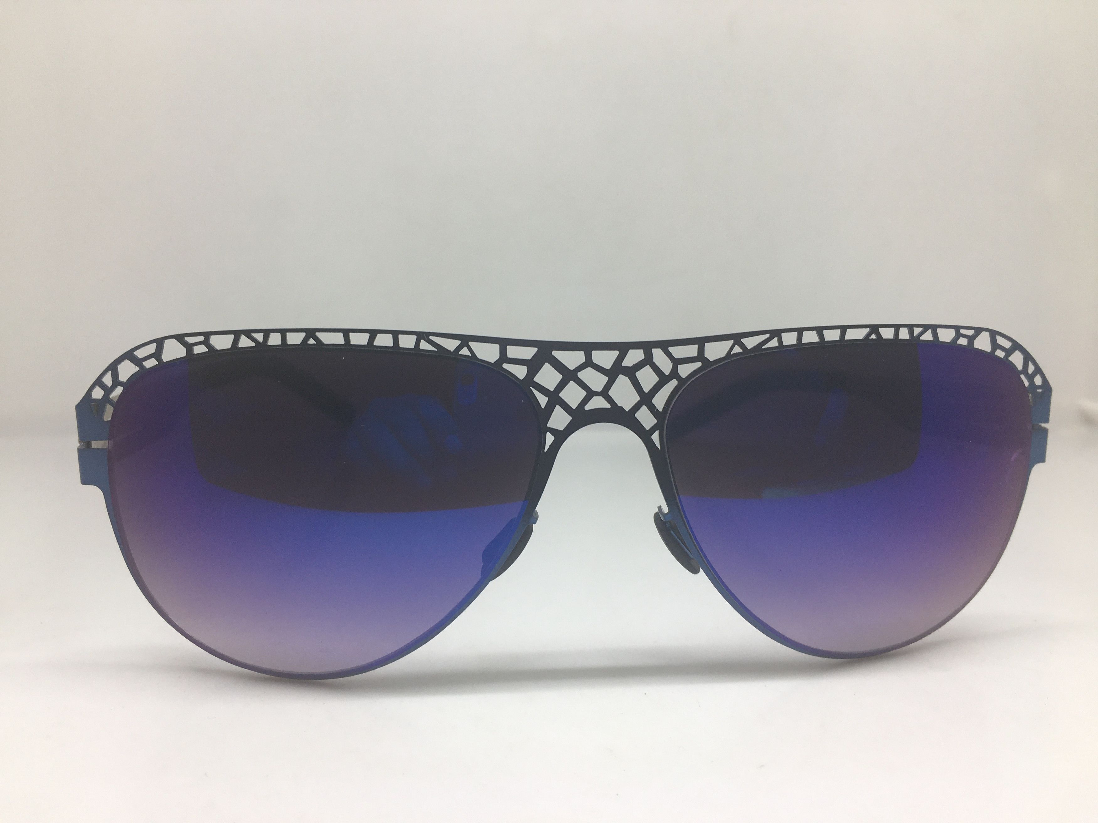 Other BVANQ Navy Blue Alloy Aviator Sunglasses Frame Size ONE SIZE - 1 Thumbnail