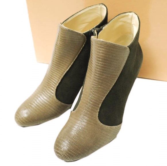 Other Other FABIO RUSCONI GAZZE Leather Suede Boots Leather Shoes DUTY FREE for USA Size ONE SIZE - 1 Thumbnail