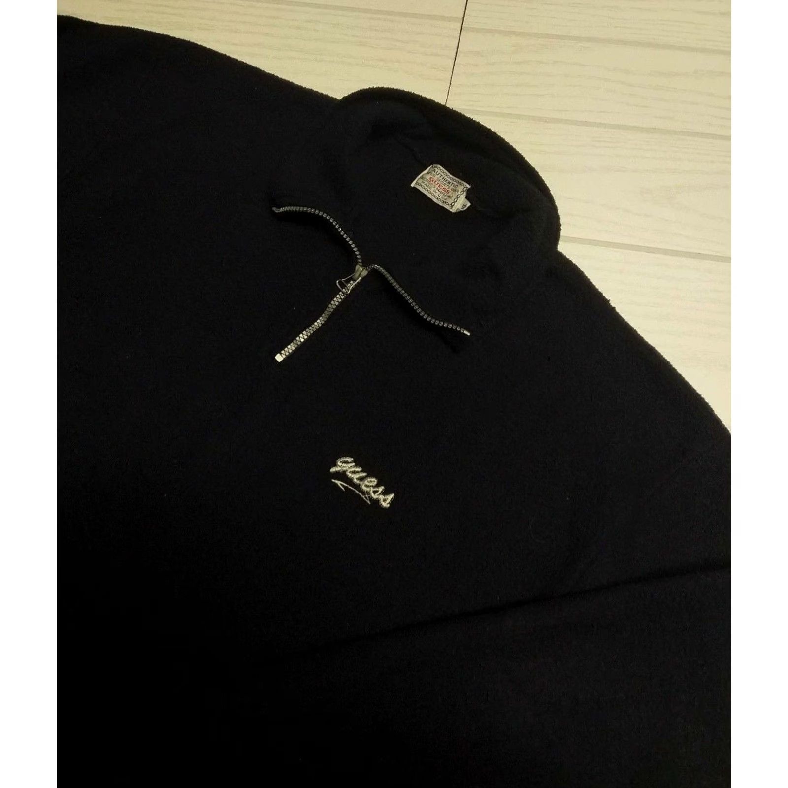 Guess VINTAGE GUESS 1/4 ZIP PULLOVER FLEECE USA MADE NAVY 2XL MEN'S/MENS SWEATER Size US XXL / EU 58 / 5 - 6 Thumbnail