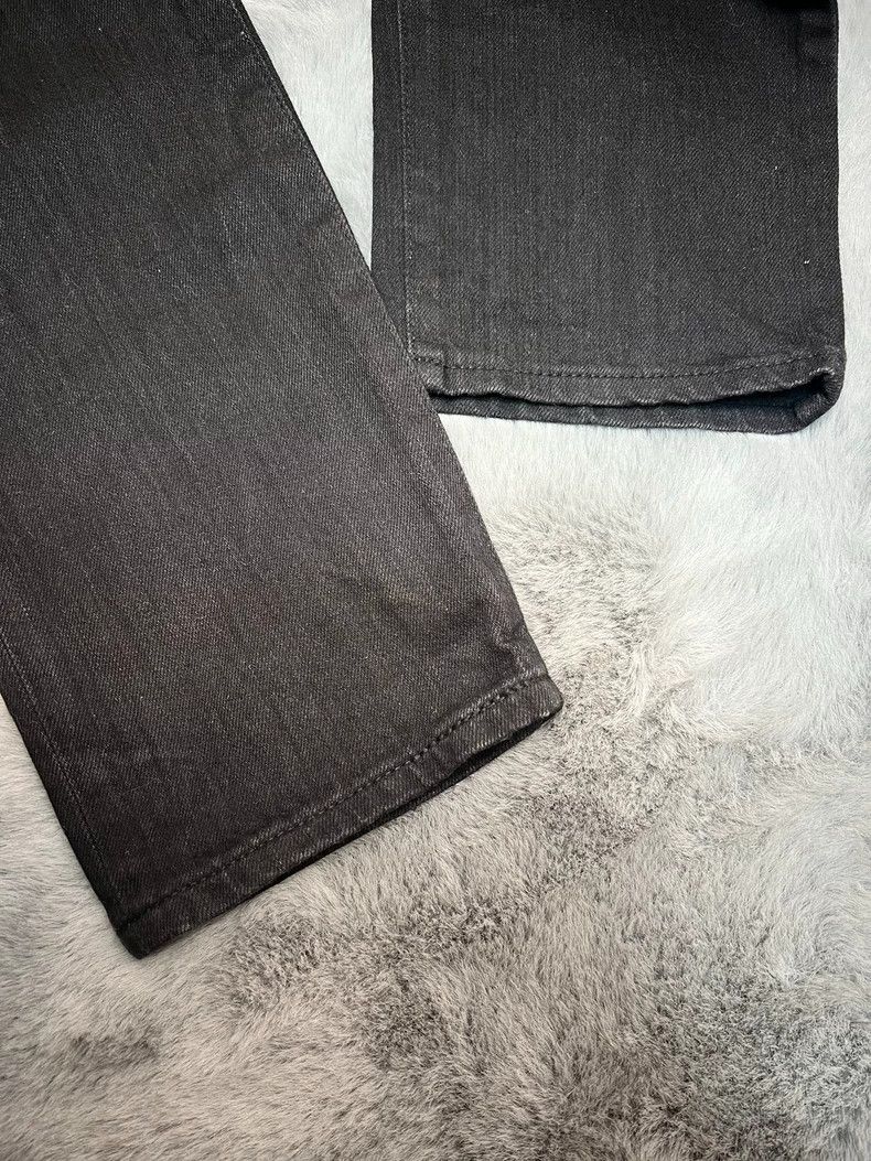 Yves Saint Laurent Saint laurent 17 Spring/Summer Knife Cut Black Basic Jeans Size US 32 / EU 48 - 7 Thumbnail