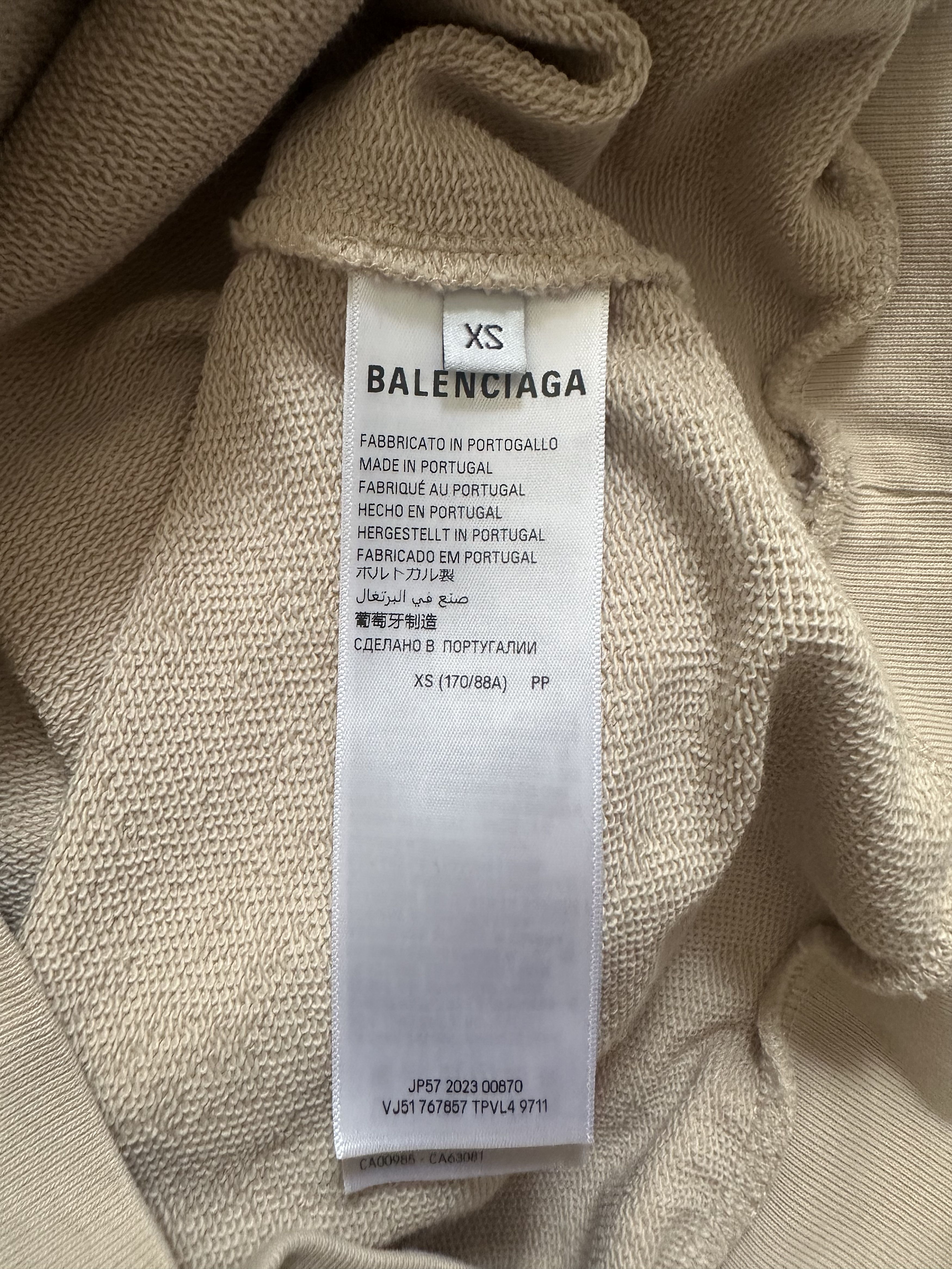 Balenciaga Balenciaga Metal BB Stencil Zip Up Hoodie Size US XS / EU 42 / 0 - 7 Thumbnail