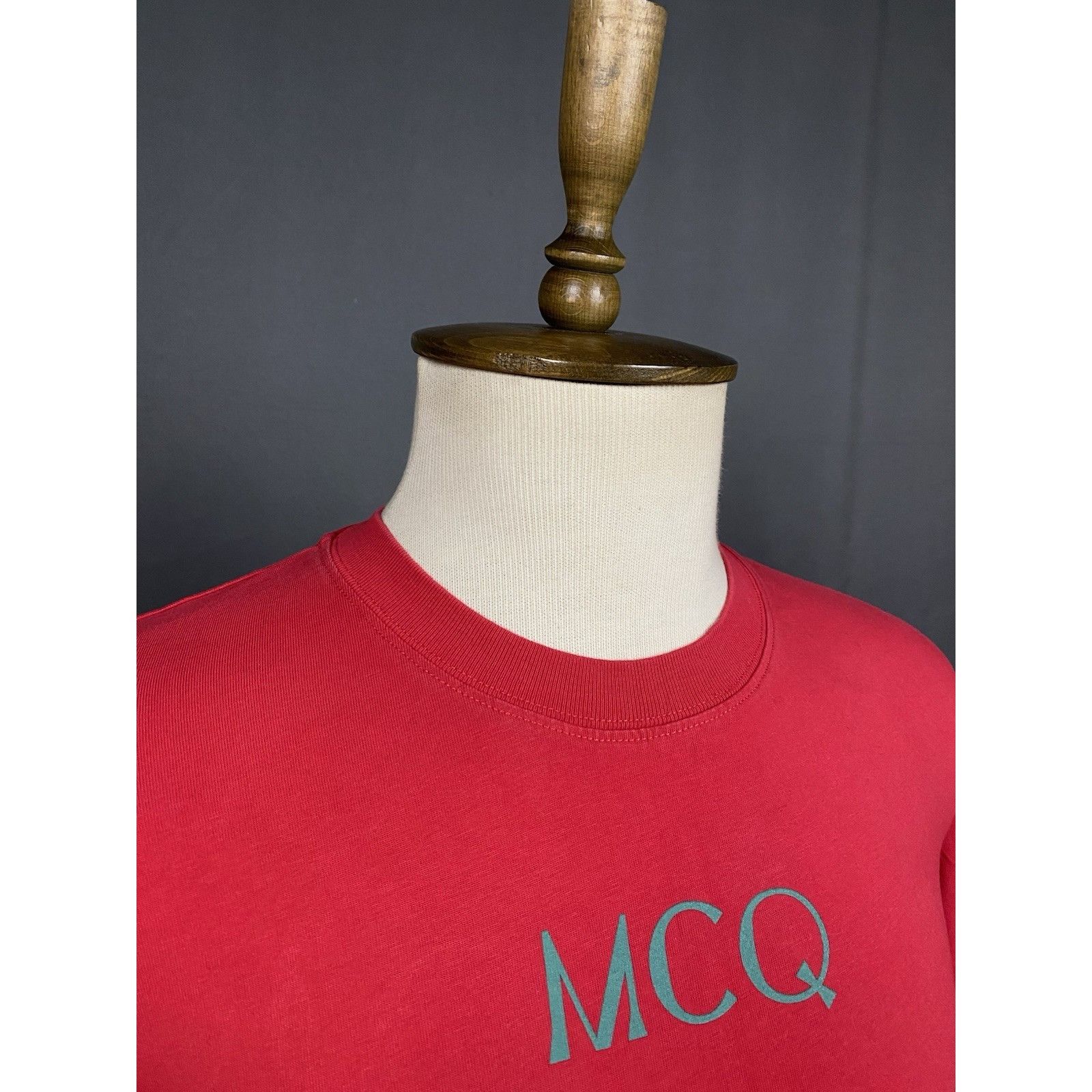 Alexander McQueen Alexander McQueen Big Logo McQ Men's Red T-Shirt Size L Size US L / EU 52-54 / 3 - 6 Thumbnail