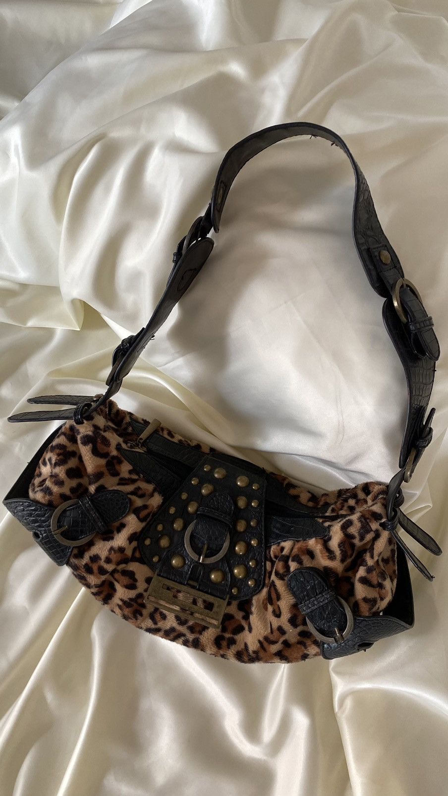 Vintage Vintage leopard shoulder bag Size ONE SIZE - 1 Thumbnail