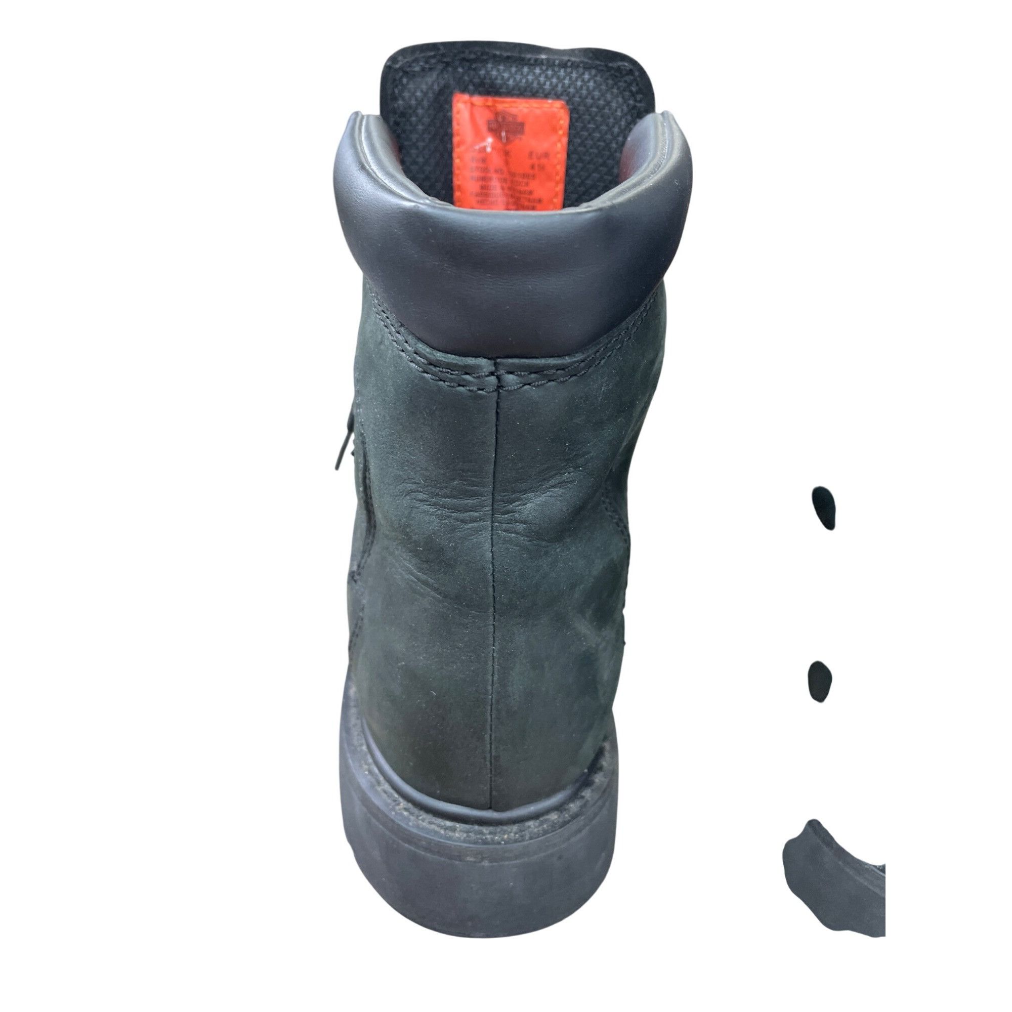 Harley Davidson Harley-Davidson Mens Black Leather Ankle Riding Boots Size 8 Size US 8.5 / EU 41-42 - 16 Thumbnail