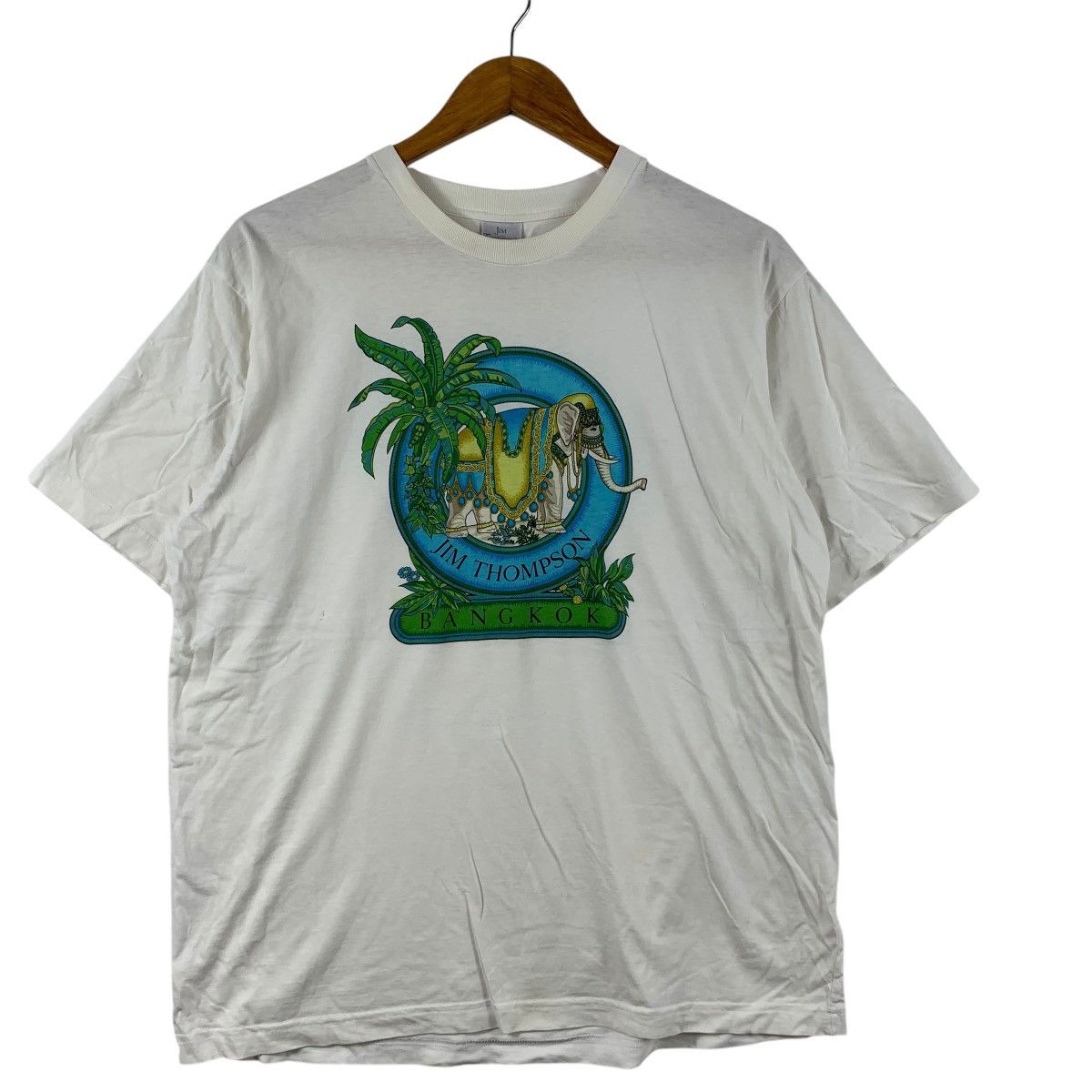 Jim Thompson Vintage JIM THOMPSON BANGKOK Batik Silk Tee Shirt Top Size M / US 6-8 / IT 42-44 - 3 Thumbnail