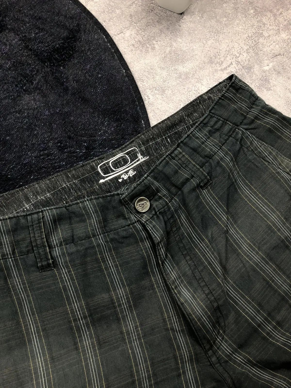 Oakley OAKLEY Vintage Checkered Mini Logo Swim Streetwear Shorts Size US 32 / EU 48 - 4 Thumbnail