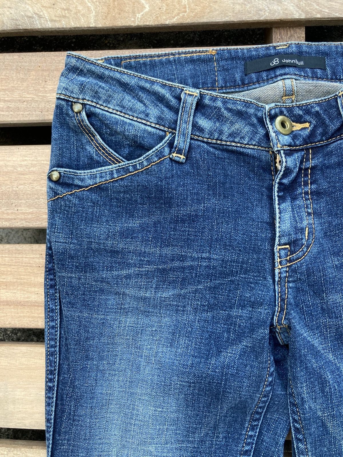 Johnbull Johnbull Blue Japan Flare Jeans Size 28" / US 6 / IT 42 - 6 Thumbnail