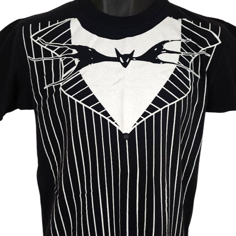 Disney Nightmare Before Christmas T Shirt Mens Size Medium Black Disney Jack Skellington Tuxedo Size US M / EU 48-50 / 2 - 2 Thumbnail