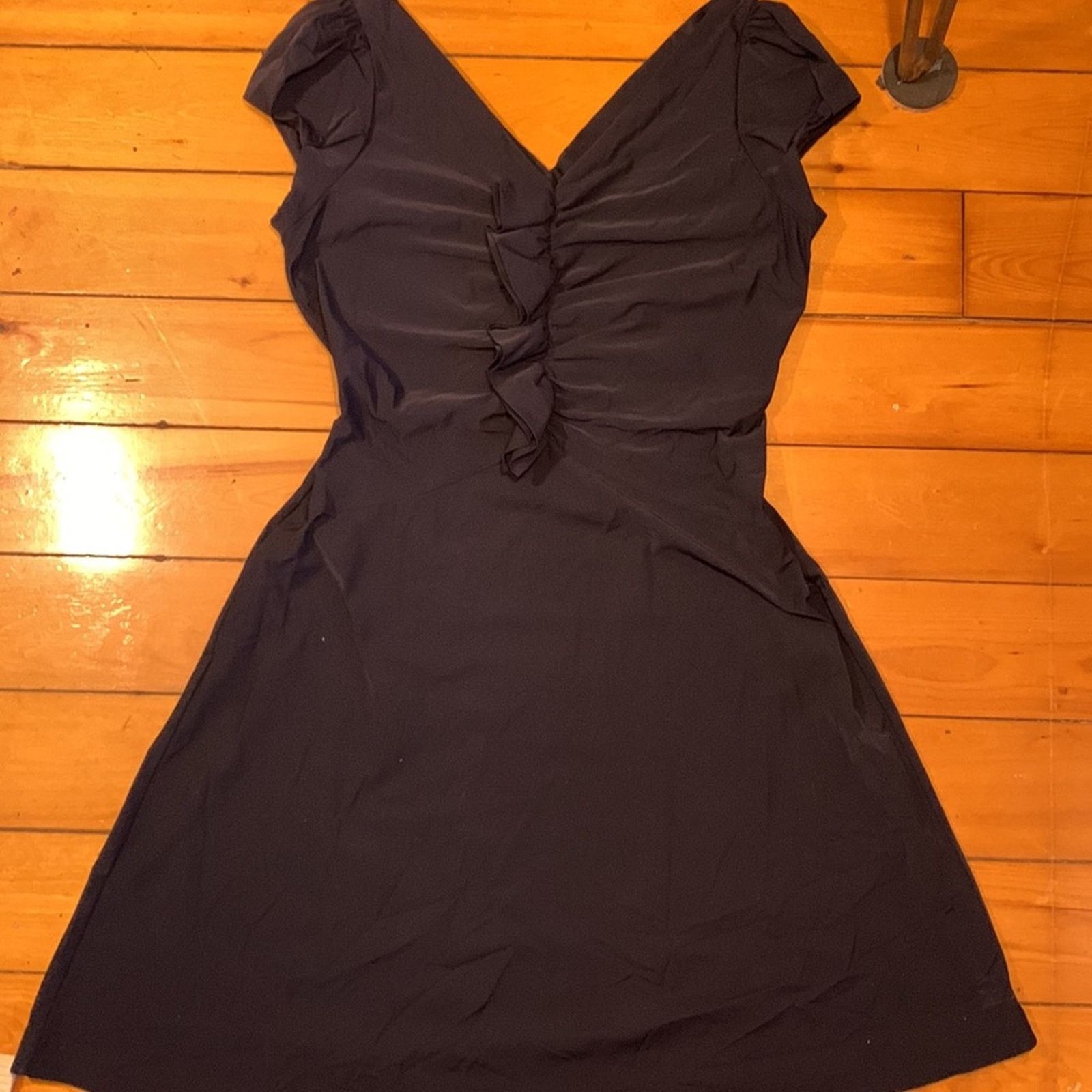 Diane von Furstenberg Diane von Furstenberg navy blue cocktail dress DVF Size XL / US 12-14 / IT 48-50 - 8 Thumbnail