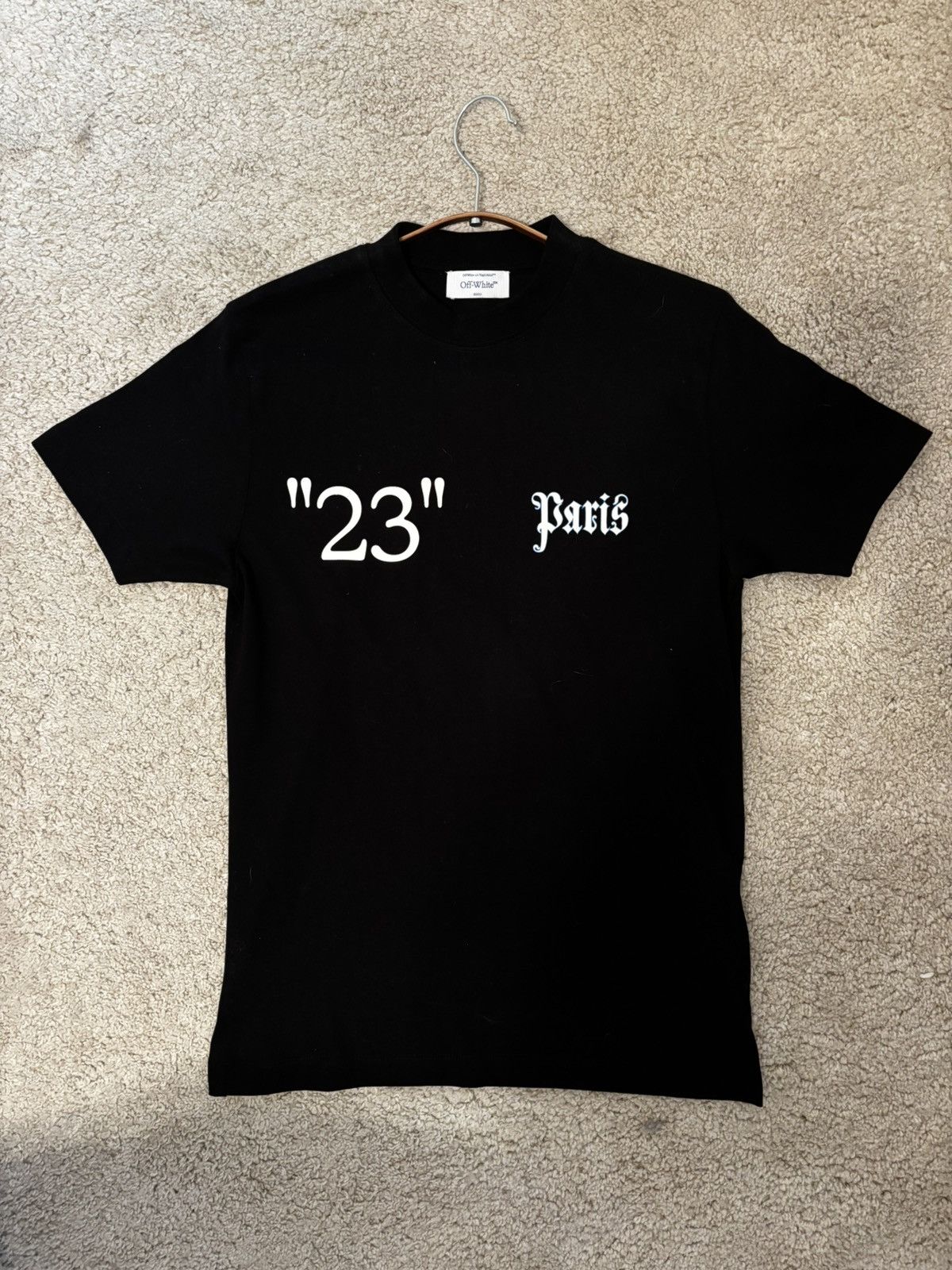 Off-White × Virgil Abloh Off white Paris exclusive tee shirt Size US XXS / EU 40 - 1 Thumbnail