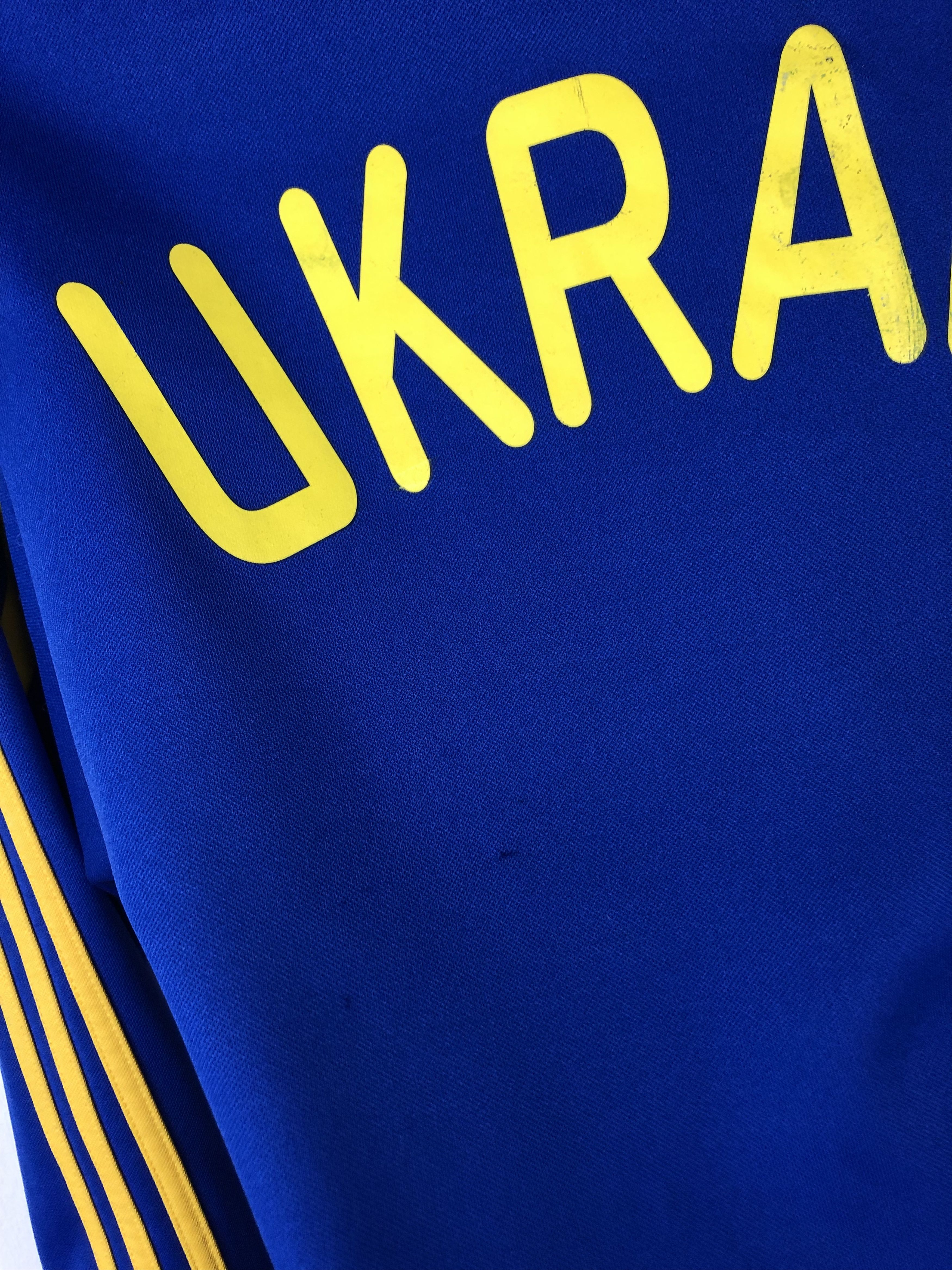 Adidas Vintage Adidas Ukraine Football Sweatshirt Women Soccer Size US M / EU 48-50 / 2 - 18 Thumbnail