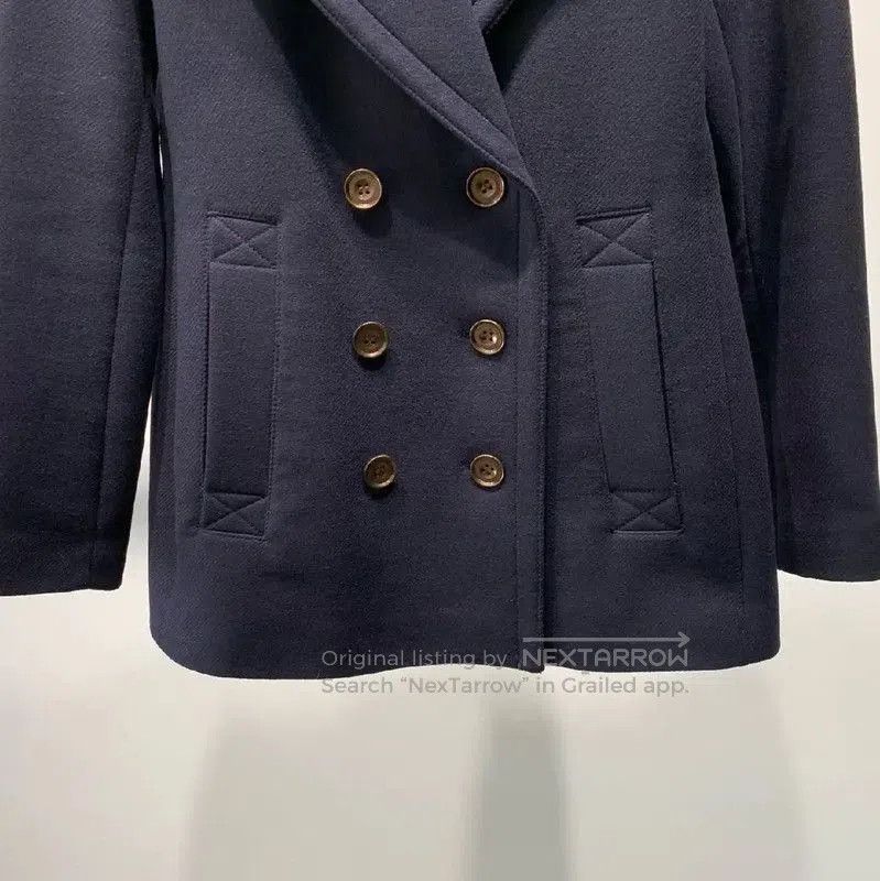 Burberry Burberry Navy Wool Women's Coat. Size XXS / US 00 / IT 34 - 6 Thumbnail