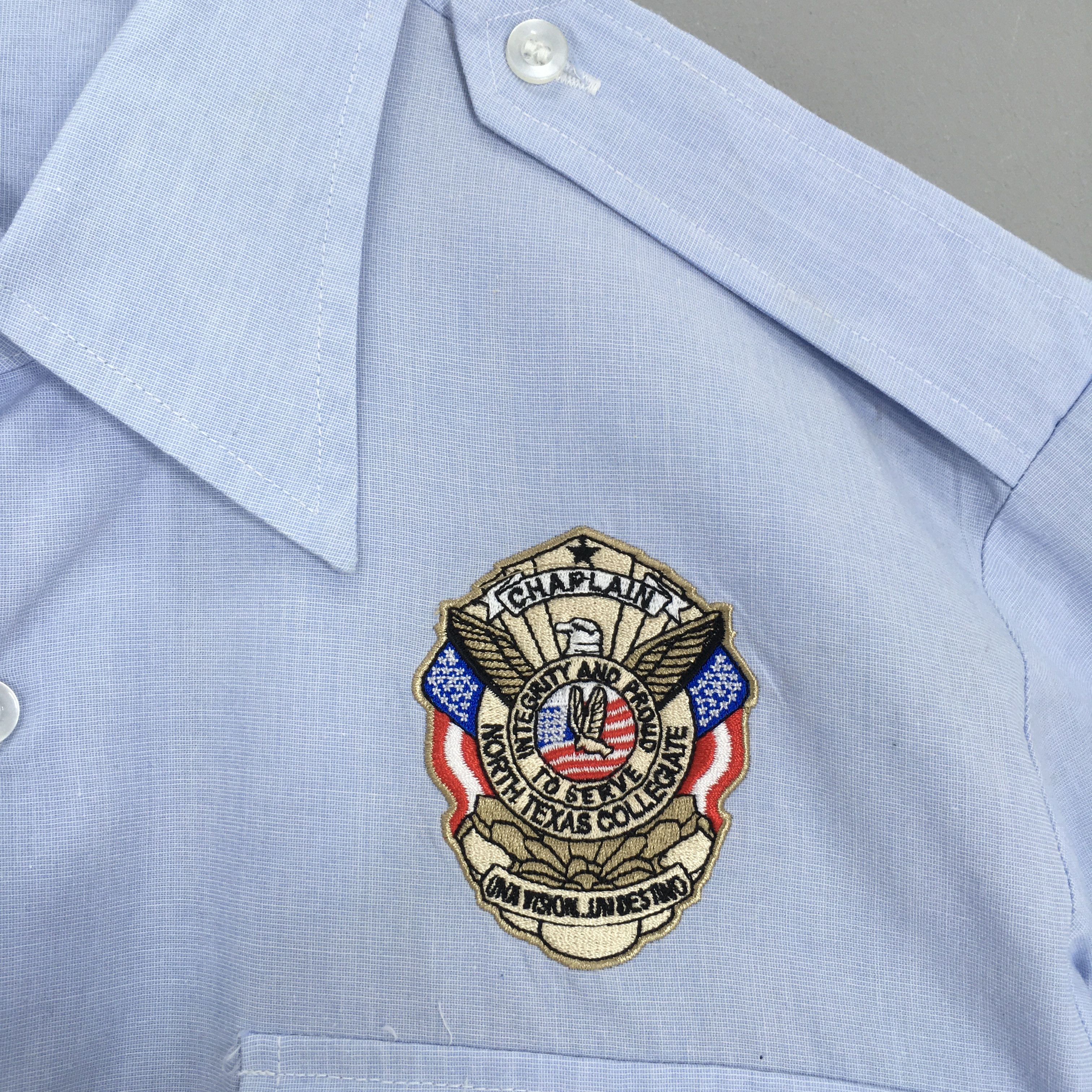 Vintage Vintage 90s Us Air Force Uniform Oxford Shirt Large Size US L / EU 52-54 / 3 - 4 Thumbnail