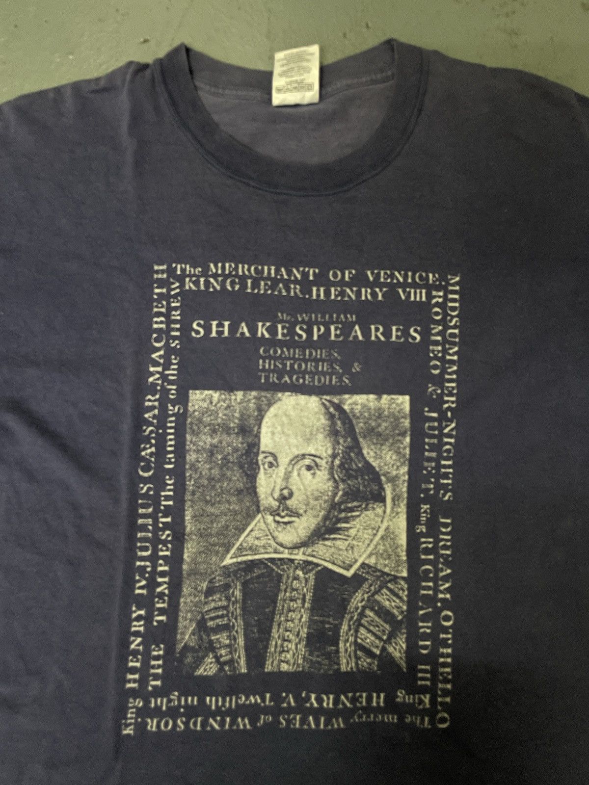 Vintage Vintage 90s William Shakespeares Biography Art Tees Size US L / EU 52-54 / 3 - 3 Thumbnail