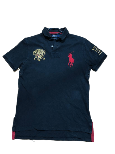 Polo Ralph Lauren Vintage Polo Ralph Lauren Custom Fit Polo Size M Size US M / EU 48-50 / 2 - 1 Thumbnail