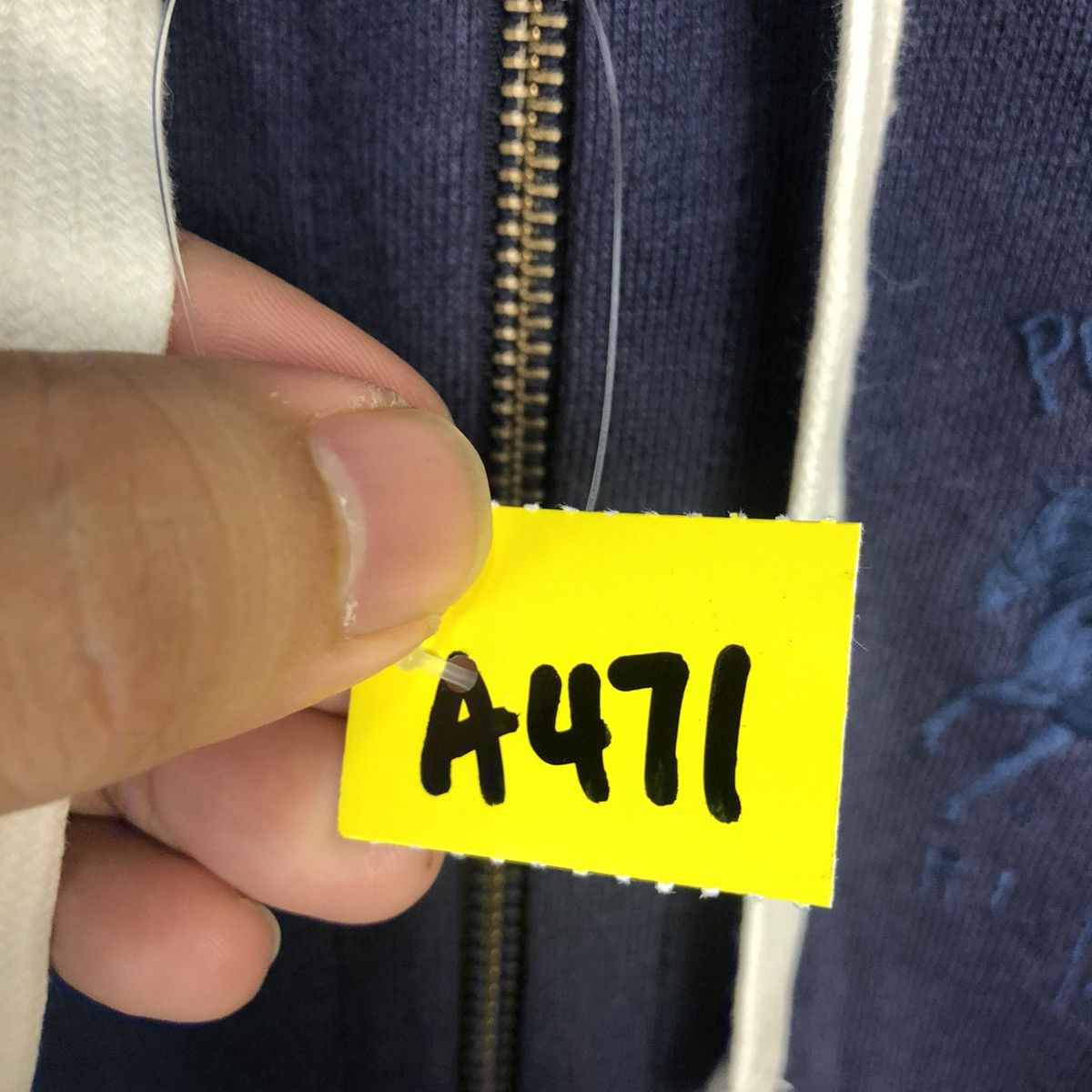 Ralph Lauren RL Ralph Lauren faded Blue vintage sweater Hoddie #A471 Size S / US 4 / IT 40 - 11 Thumbnail