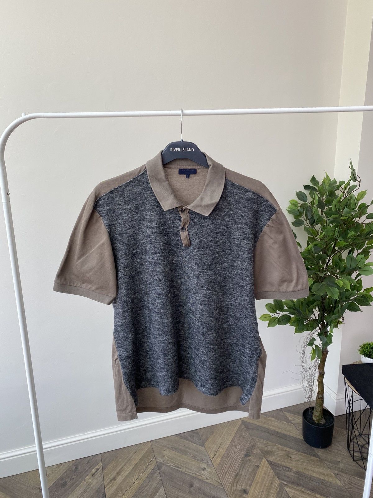 Designer × Lanvin × Vintage Vintage Lanvin Luxury Polo T-Shirt Size US L / EU 52-54 / 3 - 1 Thumbnail