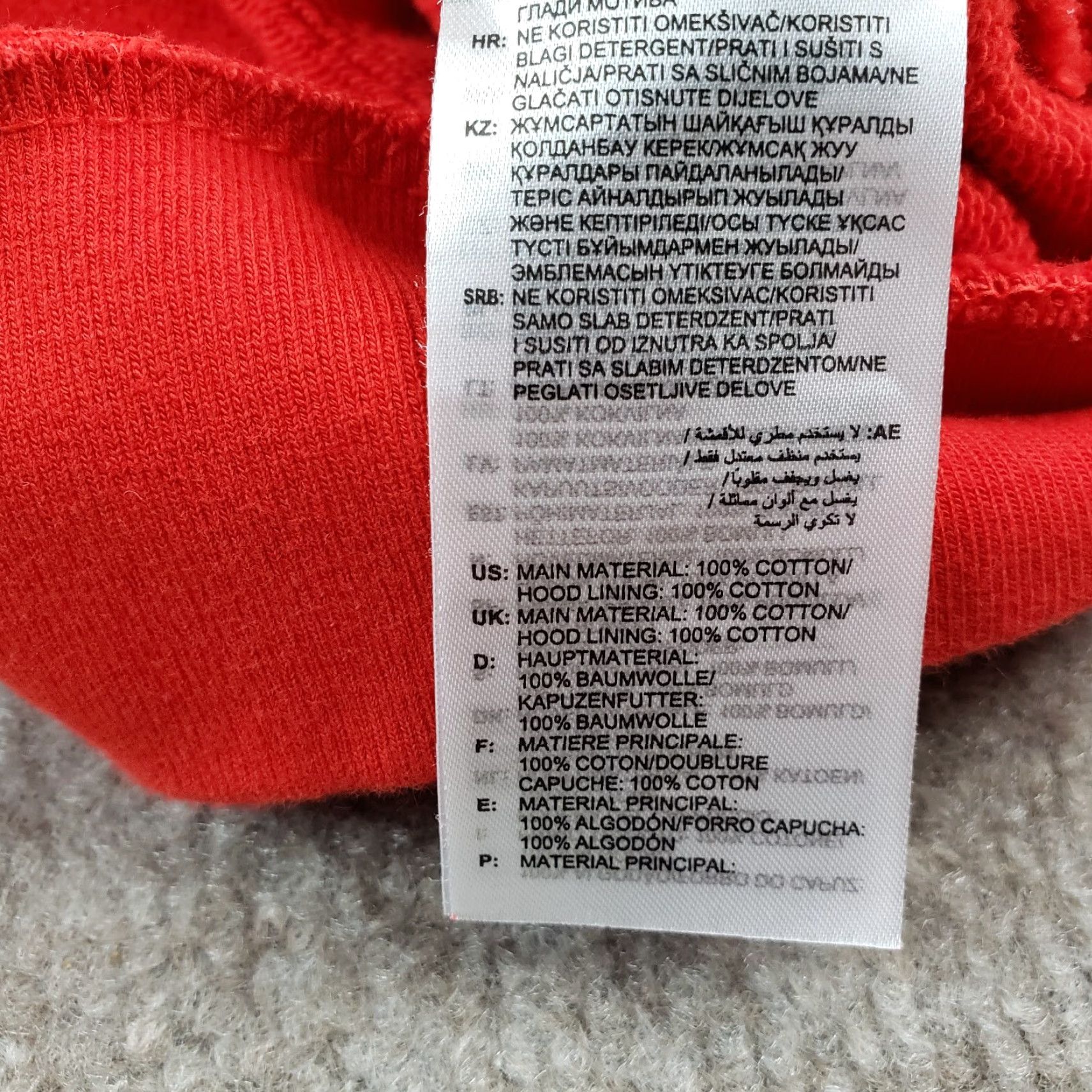 Adidas Adidas Hoodie Mens Medium Red Long Sleeve Pullover Hooded Sweatshirt Size US L / EU 52-54 / 3 - 7 Thumbnail
