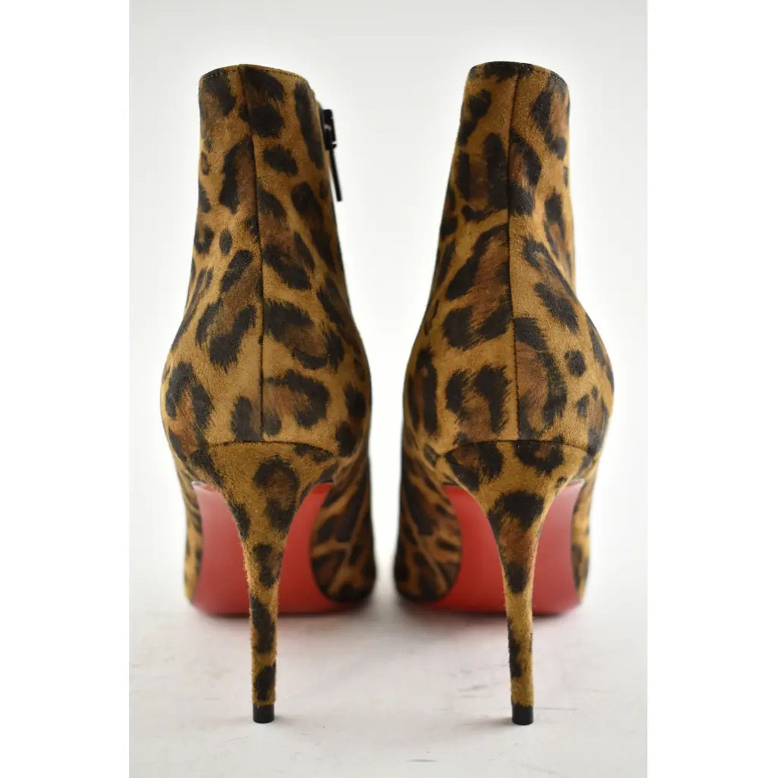 Christian Louboutin Christian Louboutin Eloise Booty 85 Black Brown Leopard Size US 6 / IT 36 - 9 Thumbnail