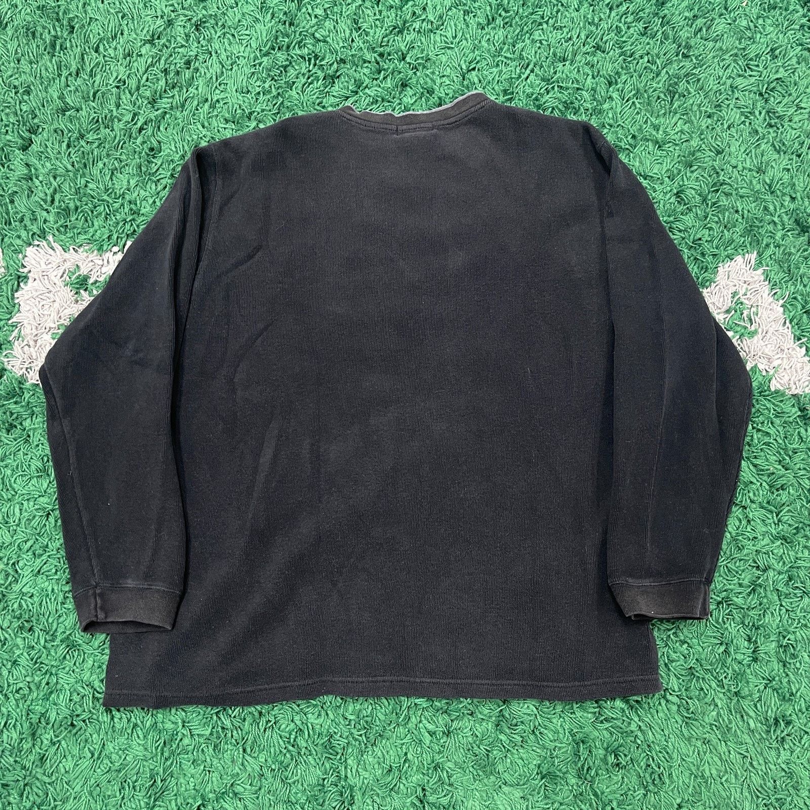 Club Room × Vintage Club Room V Neck Black Knit Sweater Pullover Size XL B10 Size US XL / EU 56 / 4 - 6 Thumbnail