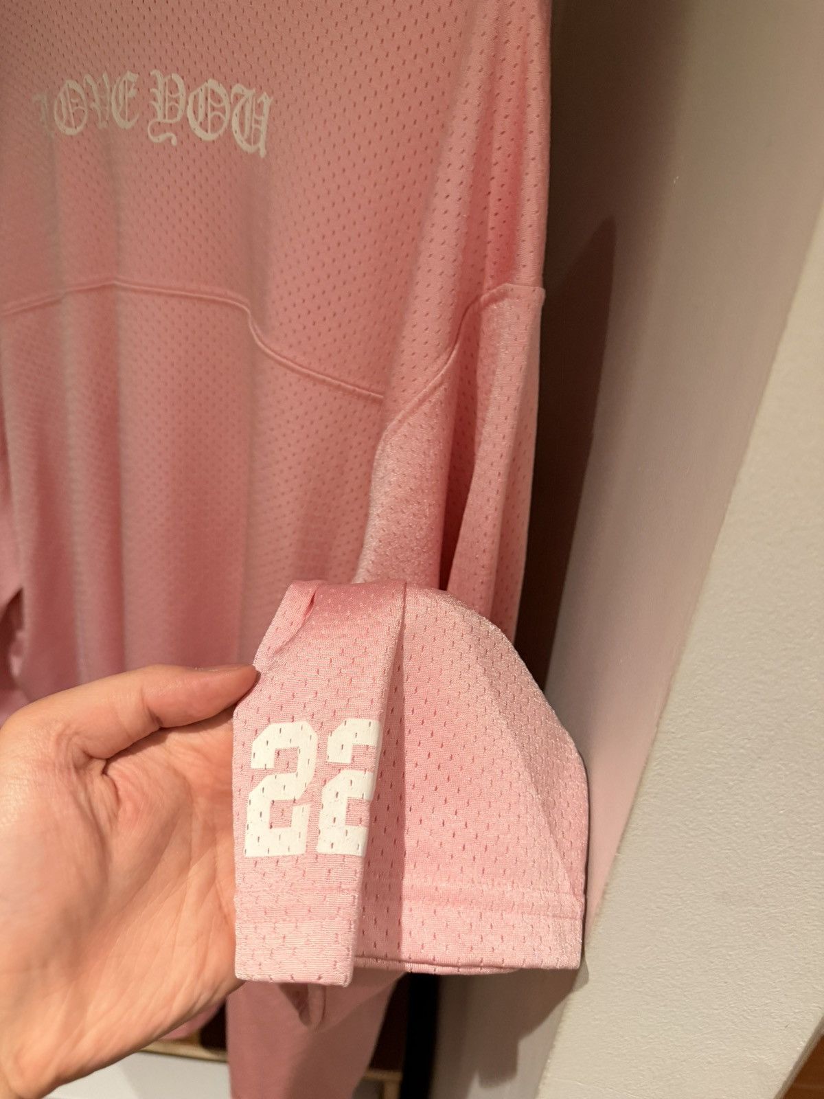 Chrome Hearts Chrome Heart Pink Jersey Size ONE SIZE - 3 Thumbnail