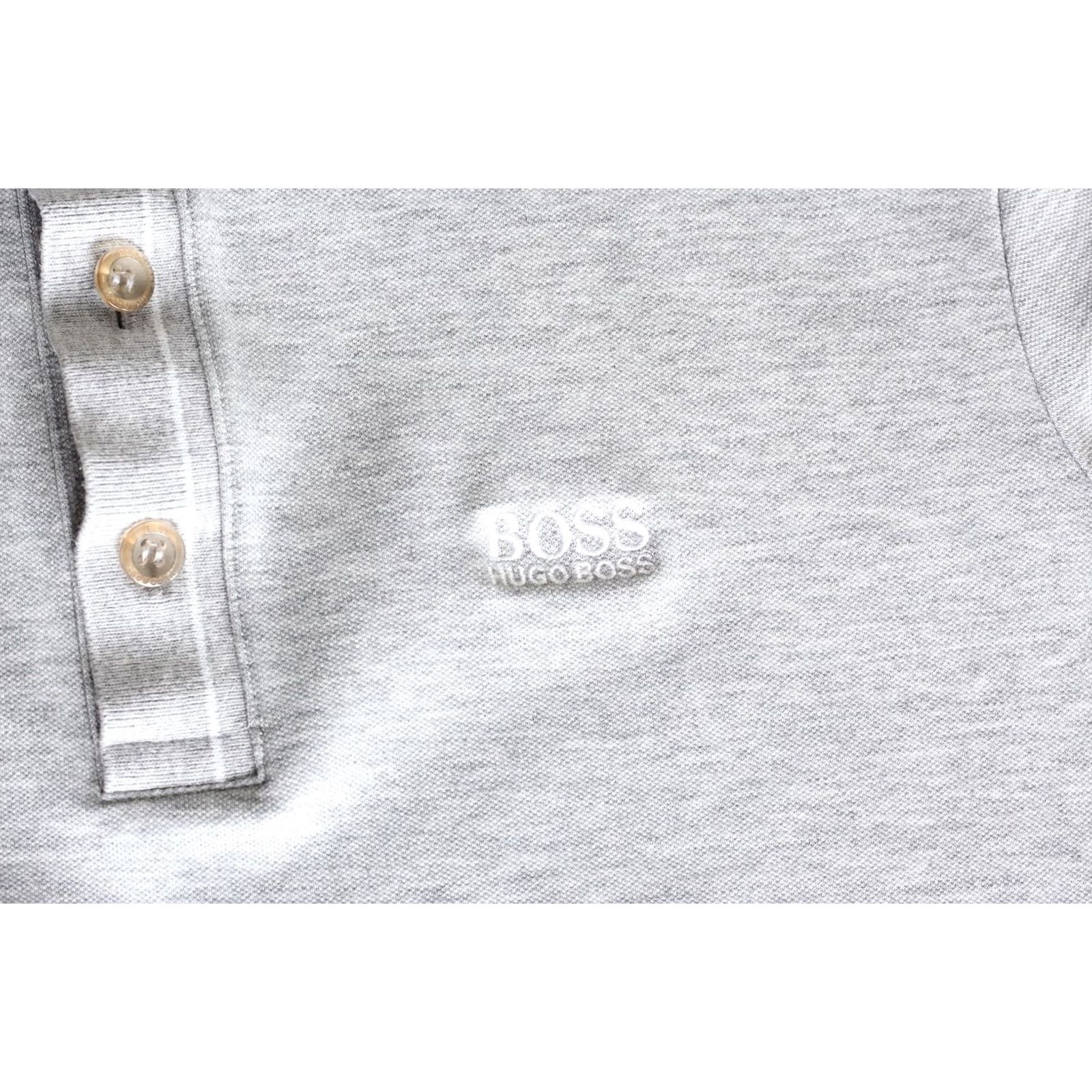 Hugo Boss HUGO BOSS Polo Shirt Mens Slim Fit Short Sleeve Size S Grey moisture manager Paule Size US S / EU 44-46 / 1 - 4 Thumbnail