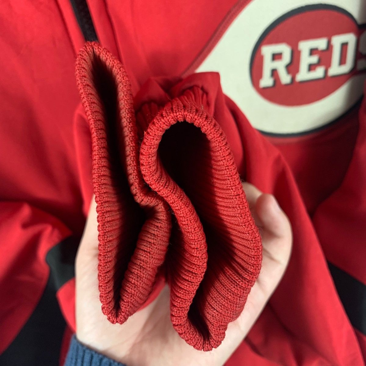 MLB × Majestic × Vintage Vintage CINCIANTI REDS majestic thermabased warmup jacket Size US M / EU 48-50 / 2 - 9 Thumbnail