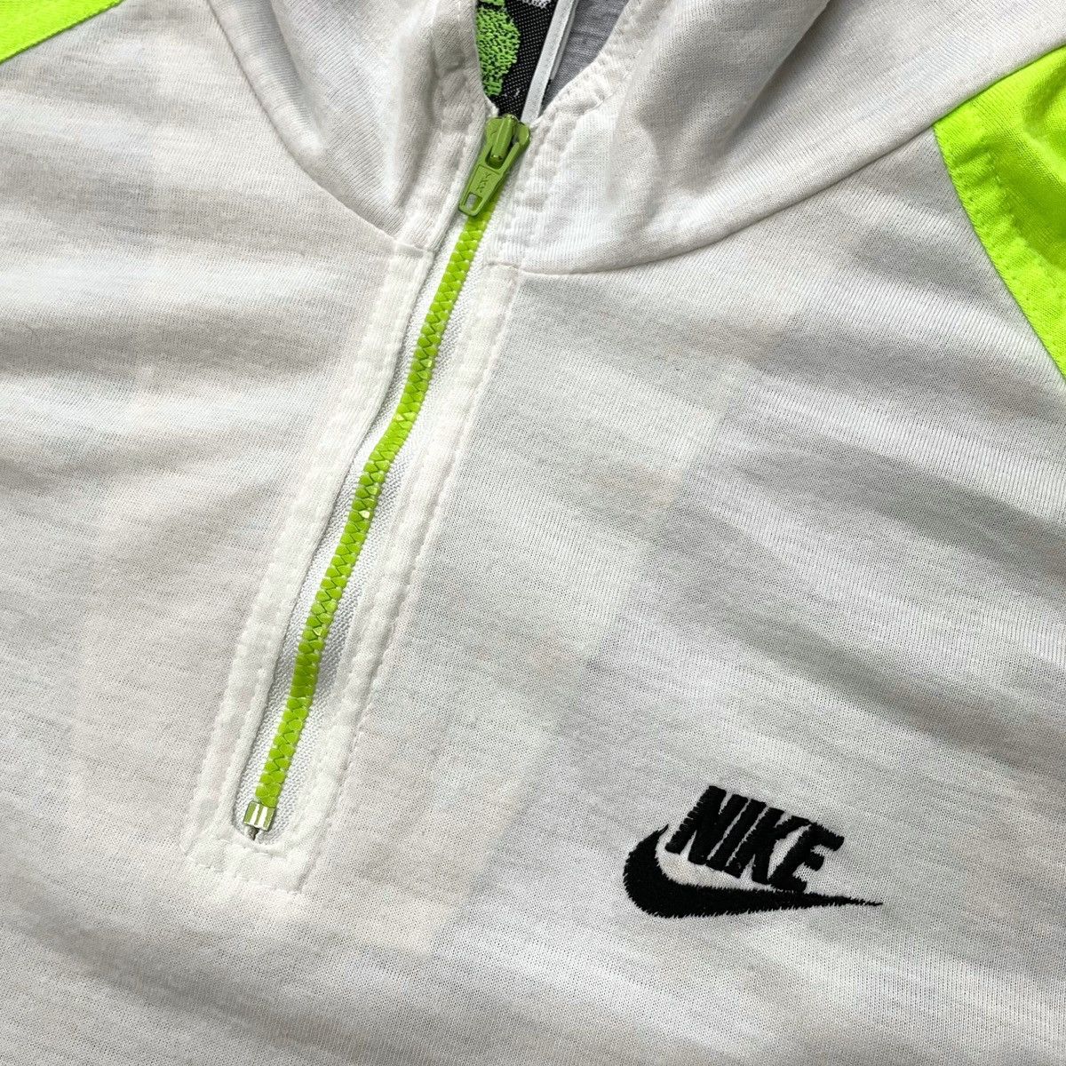 Nike Vintage 1990s Nike Challenge Court Half Zip Shirt italy made Size US XL / EU 56 / 4 - 4 Thumbnail