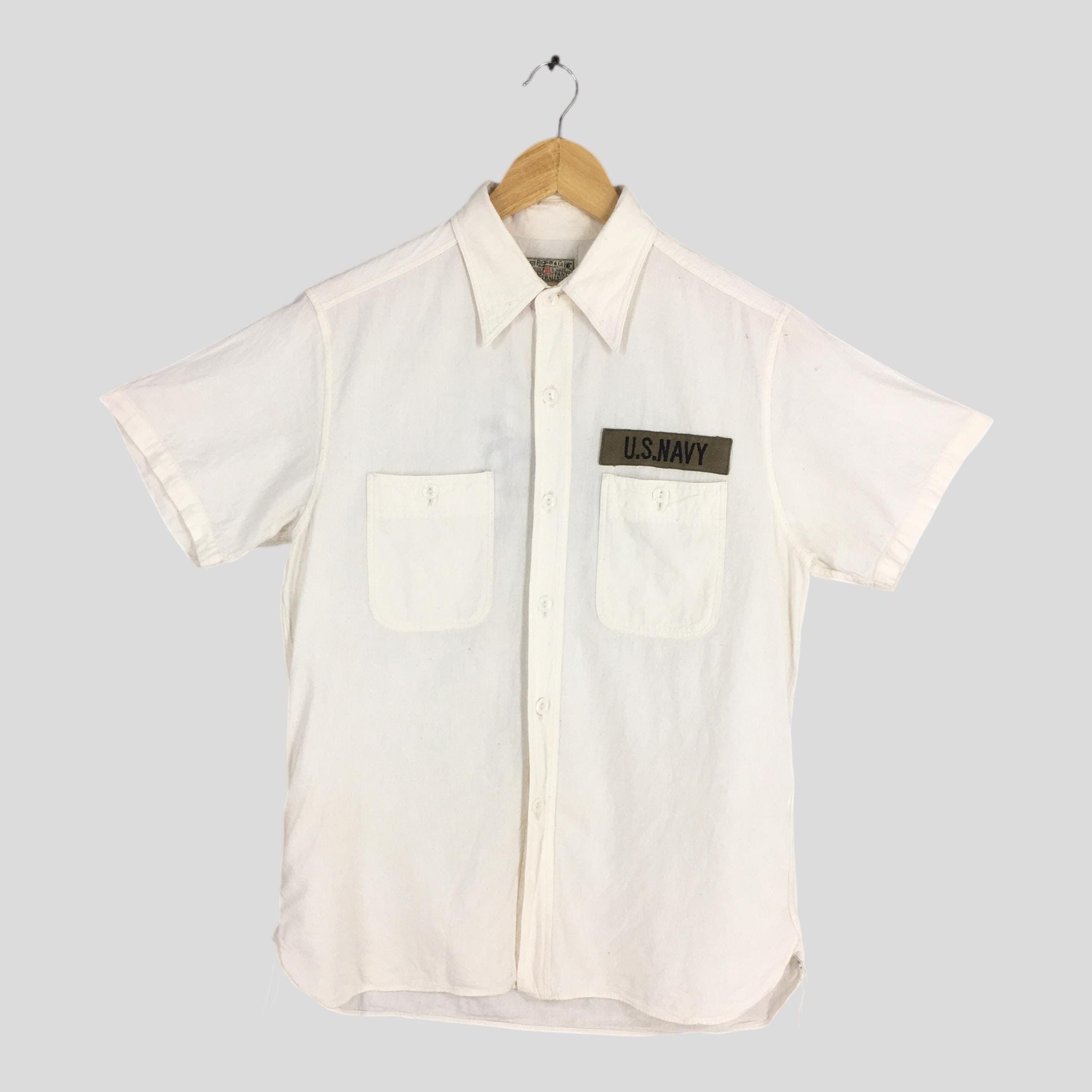 Buzz Rickson's Vintage 90's Buzz Rickson Us Navy White Shirt Small Size US S / EU 44-46 / 1 - 1 Thumbnail