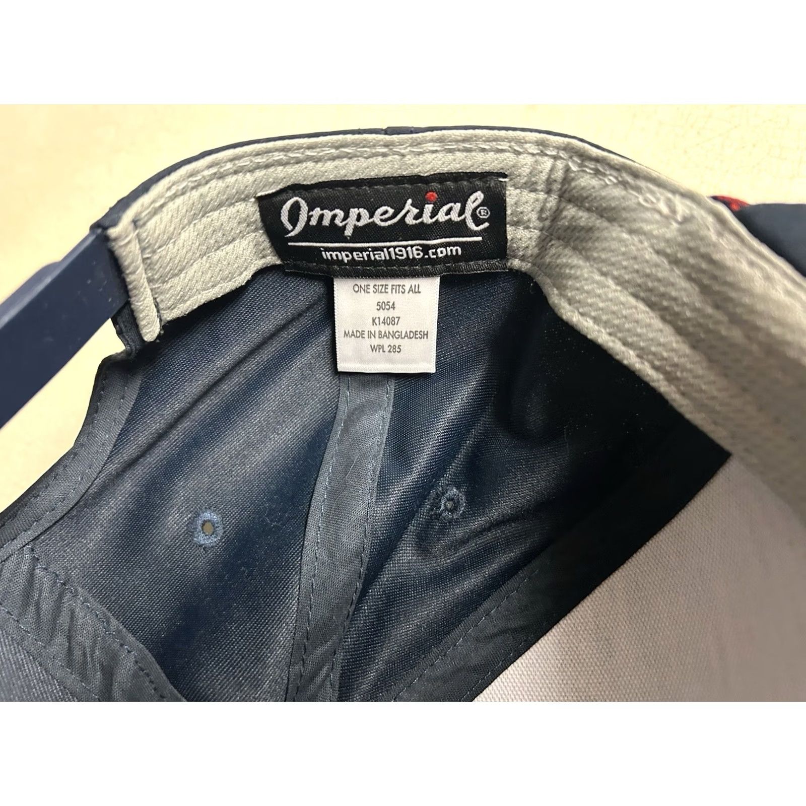 Imperial NWT Imperial True Fit Rope Hat 27 Embroidered Navy Snapback Golf Hat/Cap Men One Size Blue Accessories Casual Outdoor Sports Size ONE SIZE - 6 Thumbnail