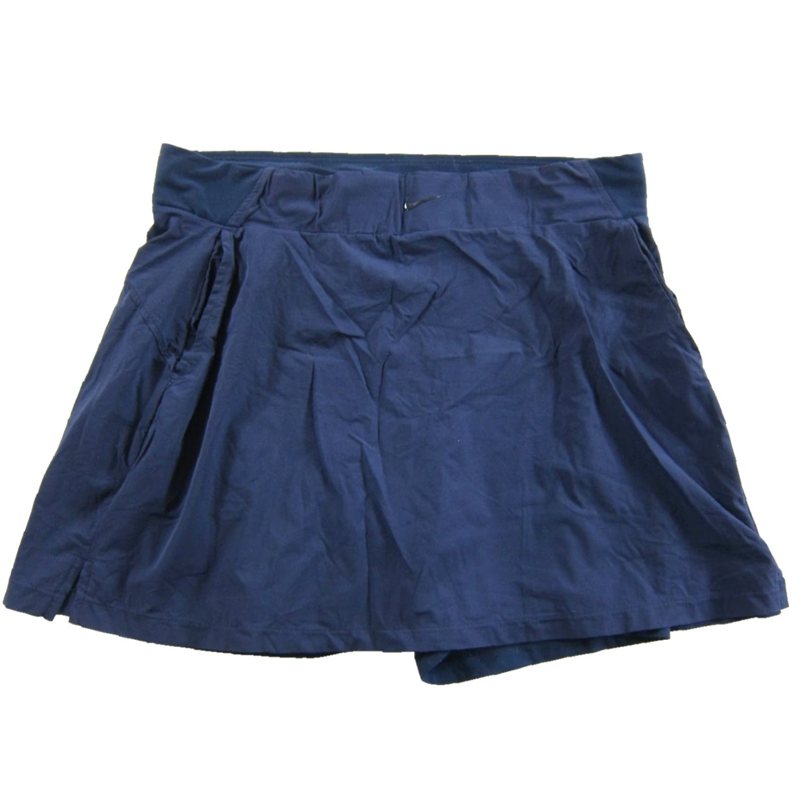 Nike Nike DRI-FIT Navy Blue Pocket Stretch Golf Hike Tennis Run Skirt Women XL Skort Size 40" / US 18 - 2 Thumbnail