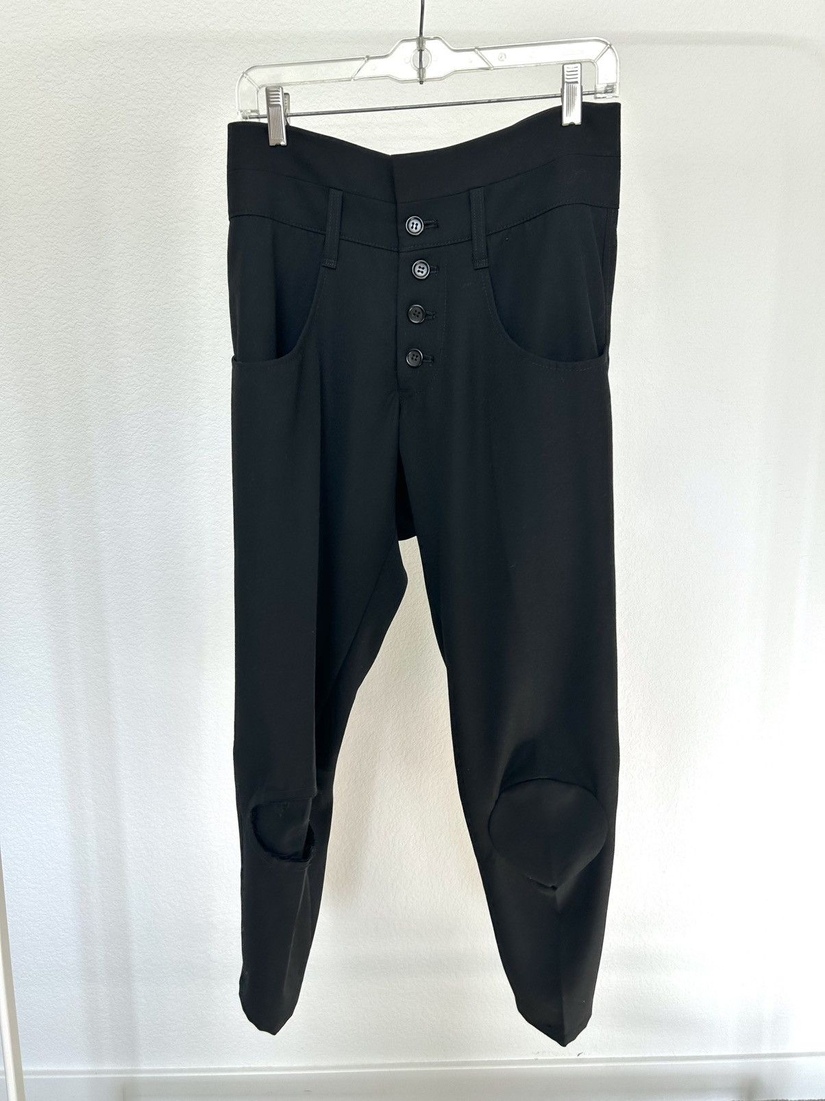 Christopher Nemeth Black wool pants Size US 30 / EU 46 - 1 Thumbnail