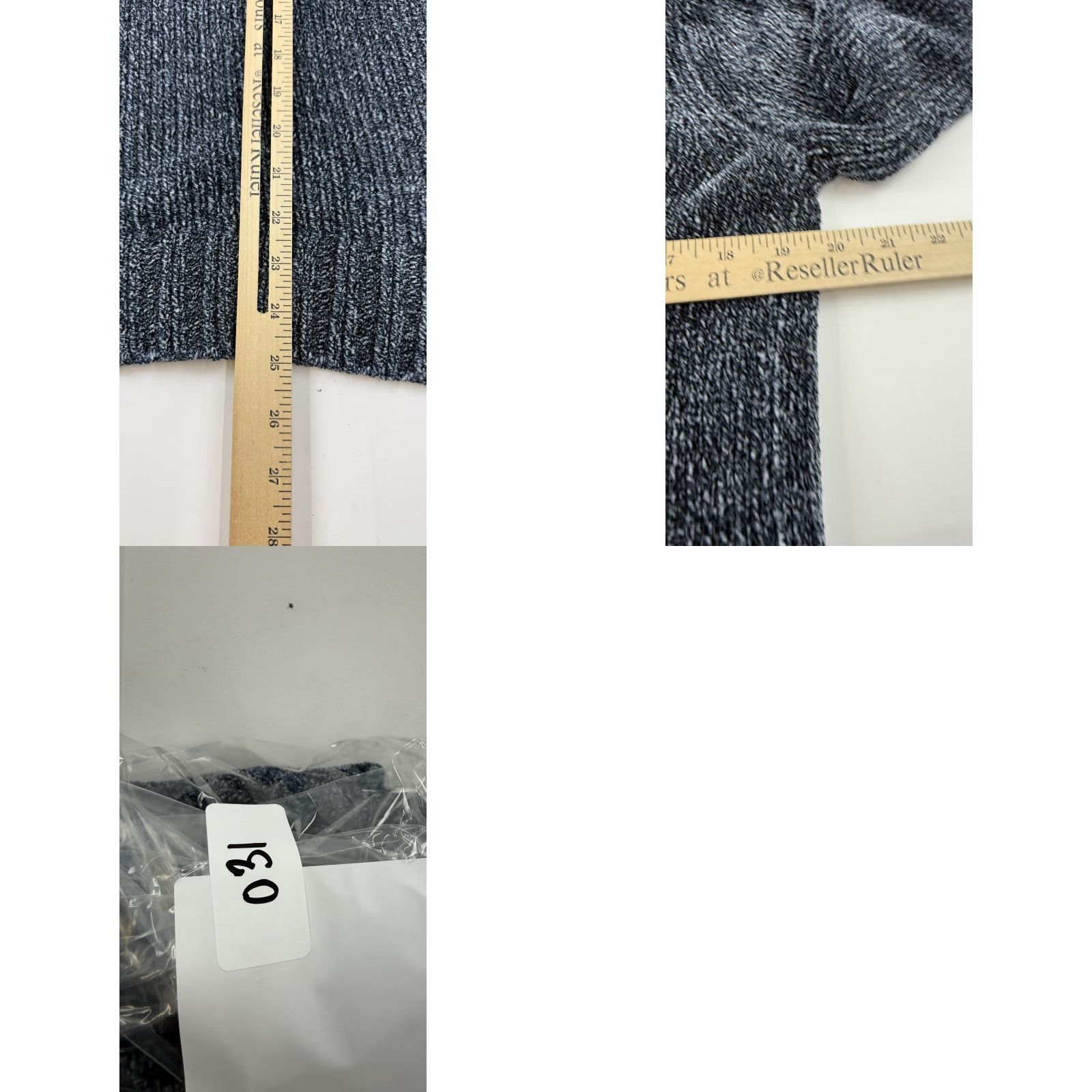 Orvis Orvis Sweater Womens Small Blue Gray V Neck Chenille Ribbed High Low Pullover Size S / US 4 / IT 40 - 8 Thumbnail