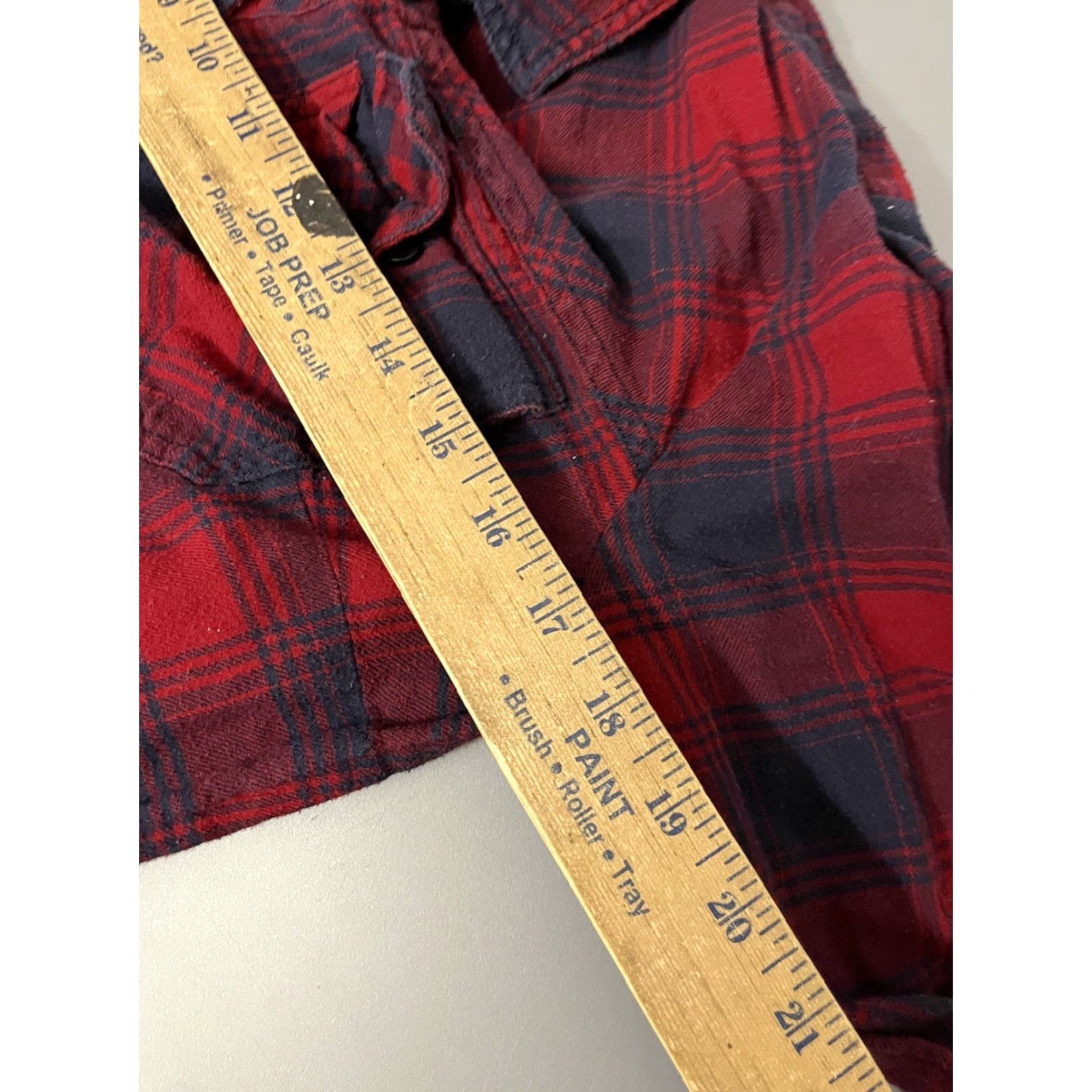 J.Crew J.CREW Dress Adult Petite XS Red Plaid Flannel Womens Size XS / US 0-2 / IT 36-38 - 6 Thumbnail
