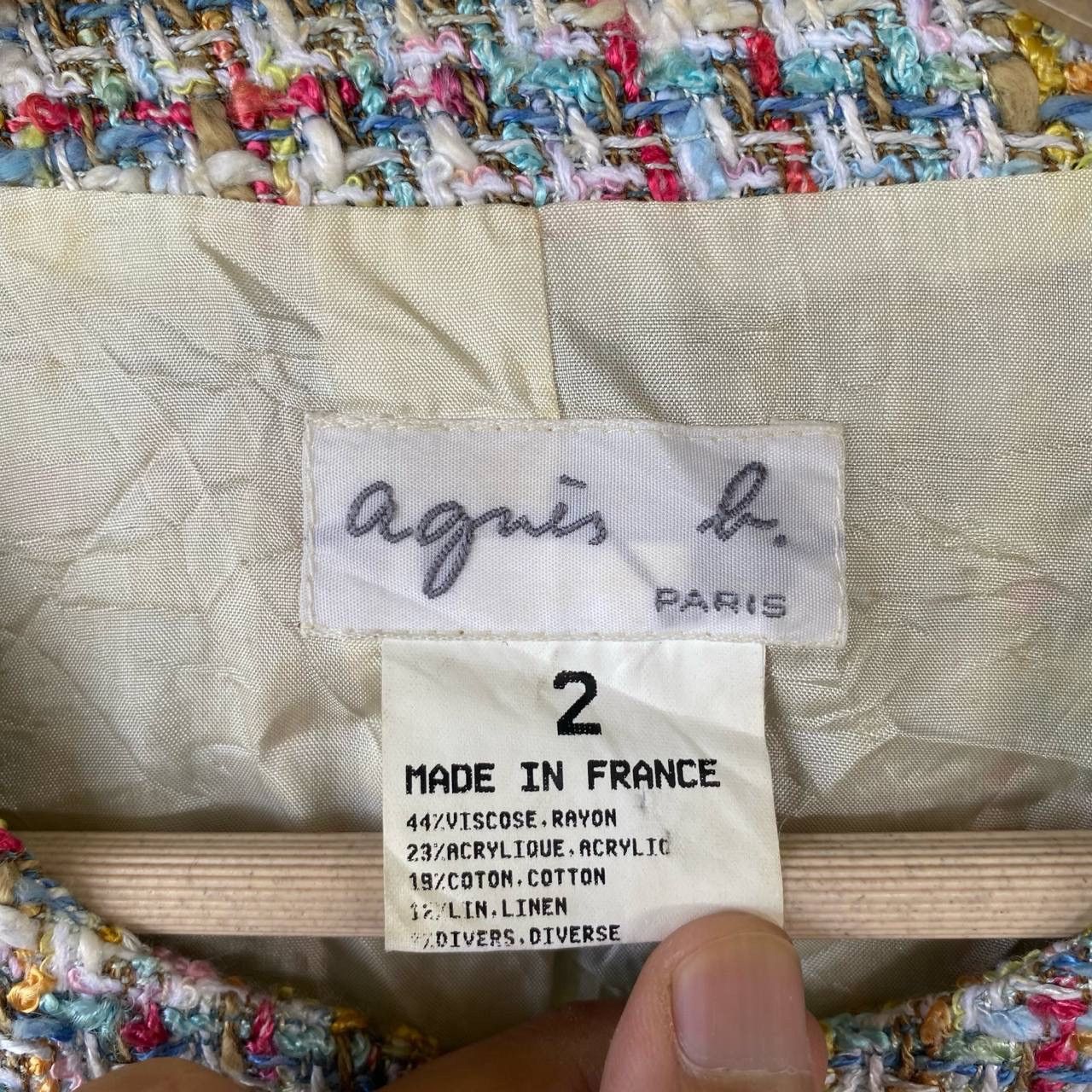 Aran Isles Knitwear × agnes b. Vtg Agnes b Knitted Cardigan Size 2 Size S / US 4 / IT 40 - 4 Thumbnail